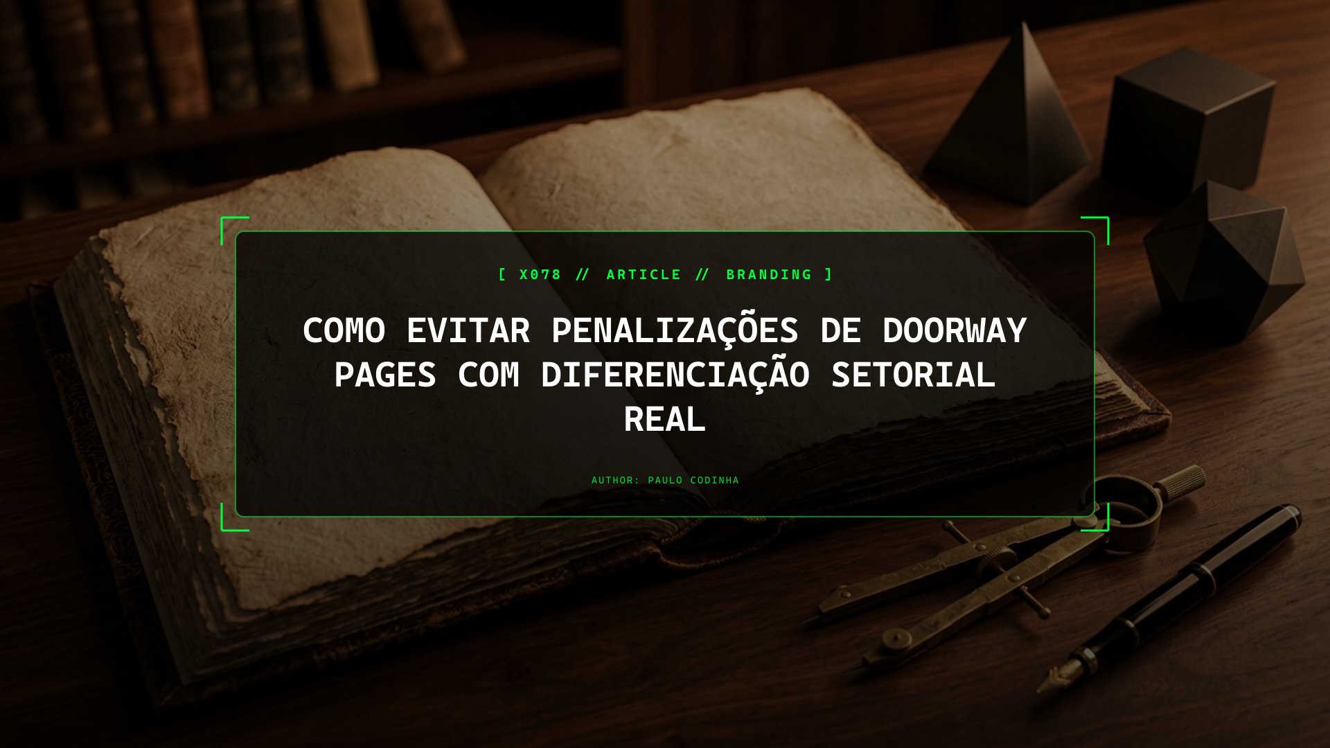 Como Evitar Penalizações de Doorway Pages com Diferenciação Setorial Real