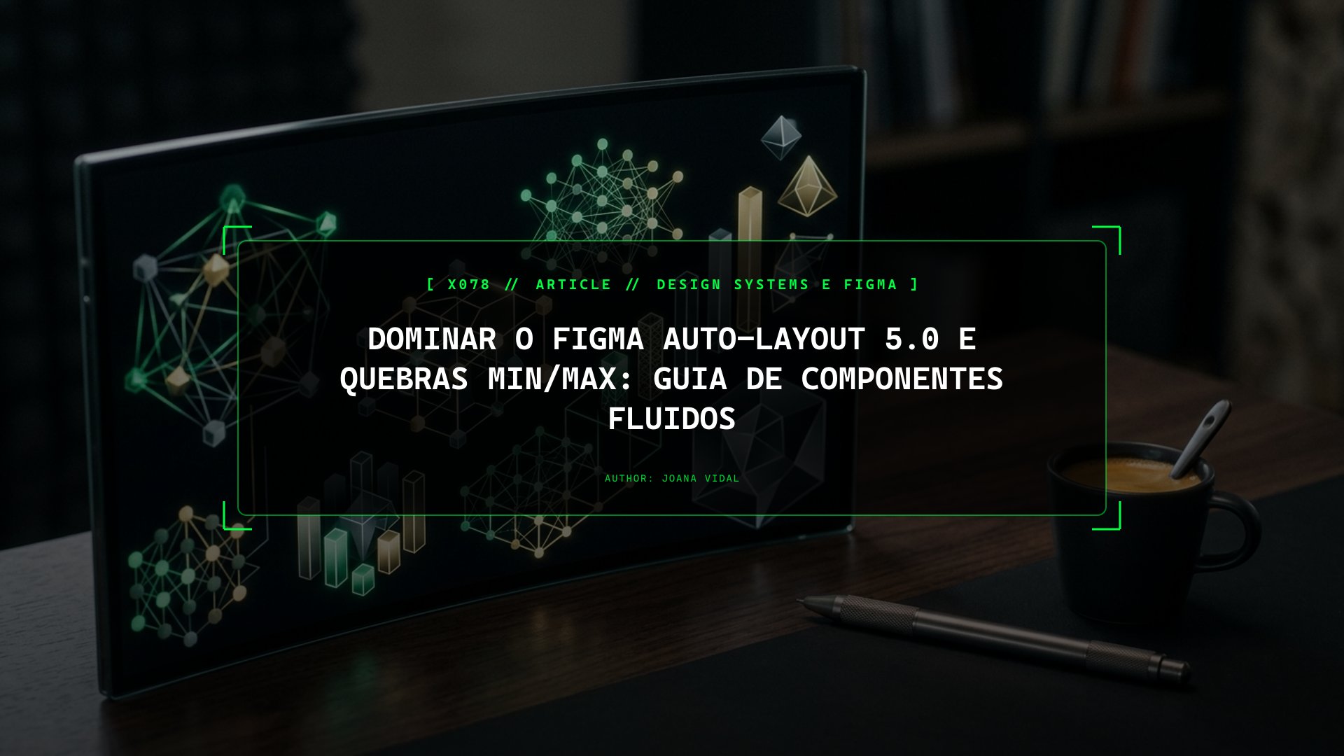 Dominar o Figma Auto-Layout 5.0 e Quebras Min/Max: Guia de Componentes Fluidos