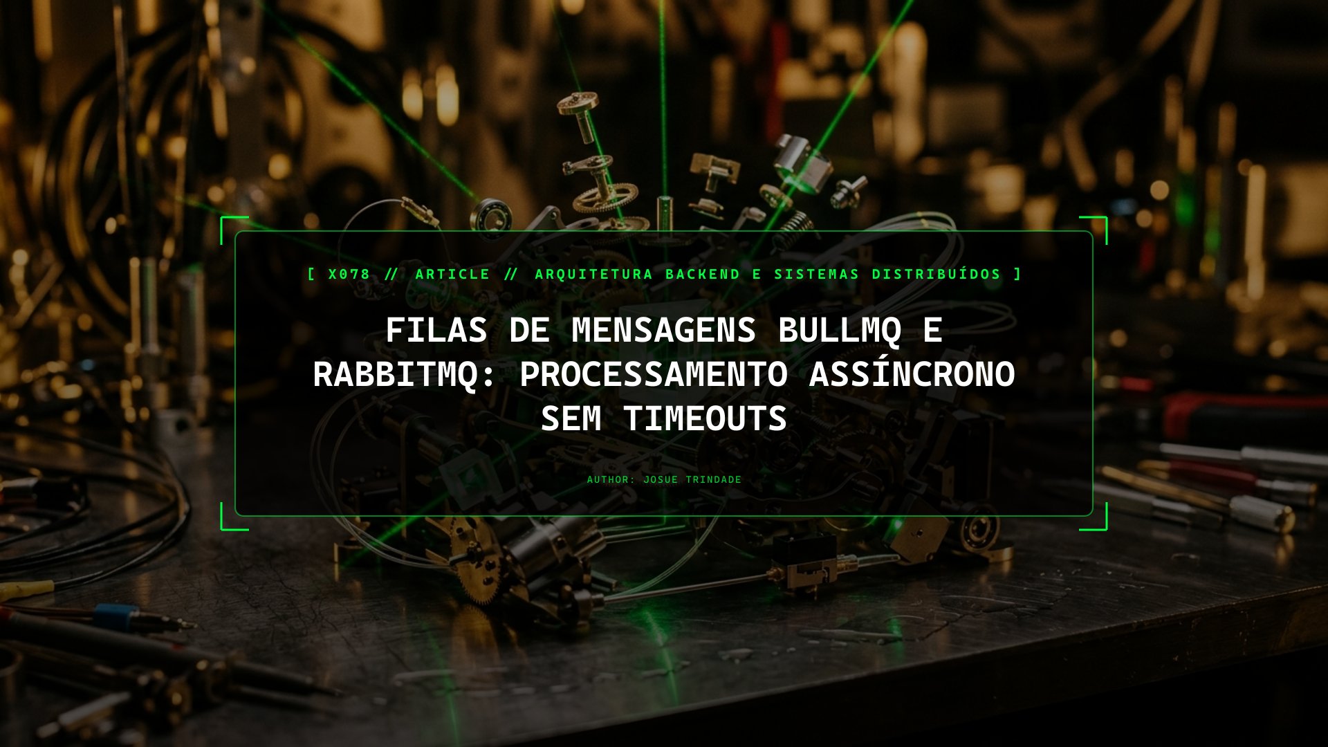 Filas de Mensagens BullMQ e RabbitMQ: Processamento Assíncrono sem Timeouts