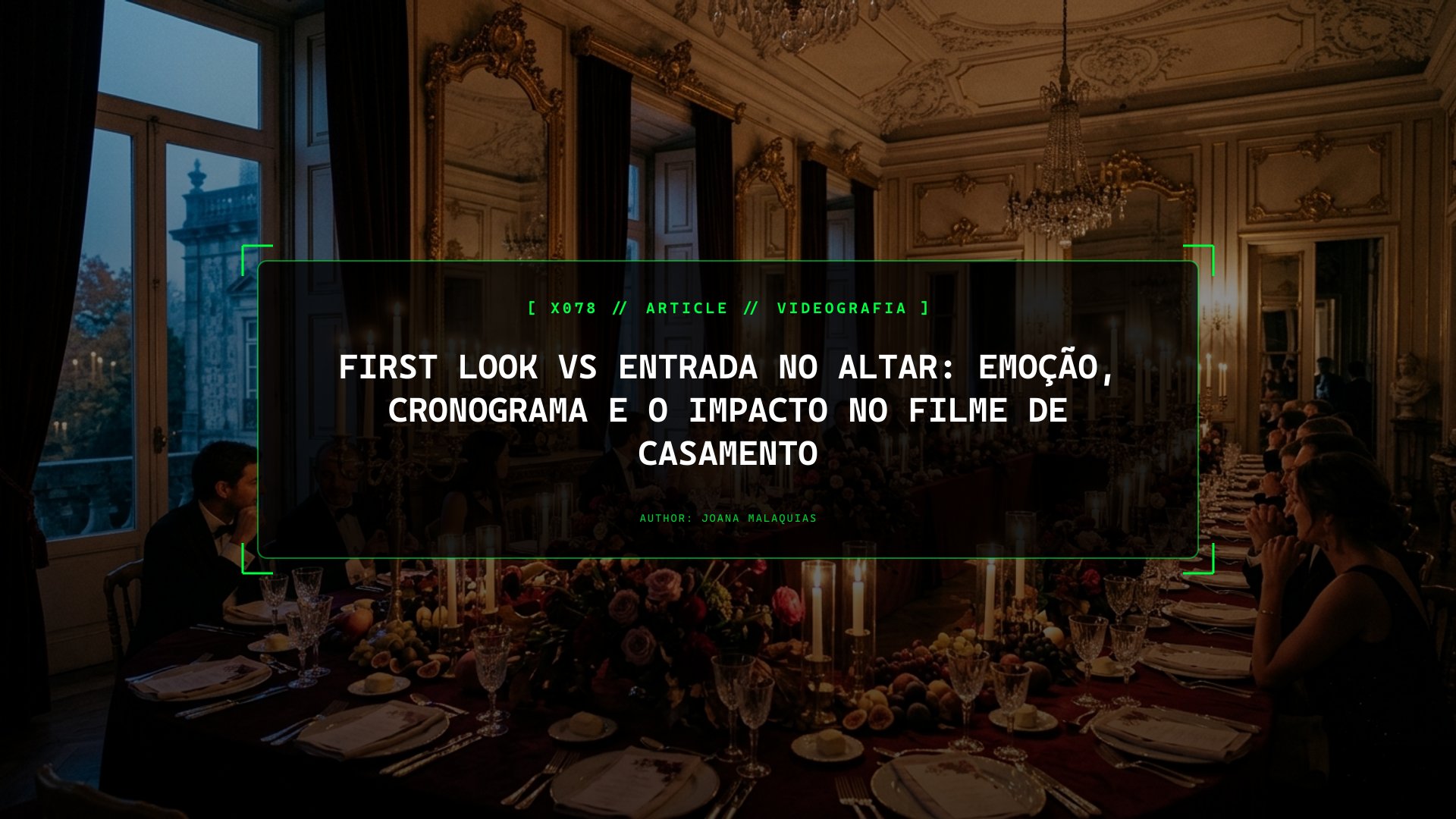 First Look vs Entrada no Altar: Emoção, Cronograma e o Impacto no Filme de Casamento