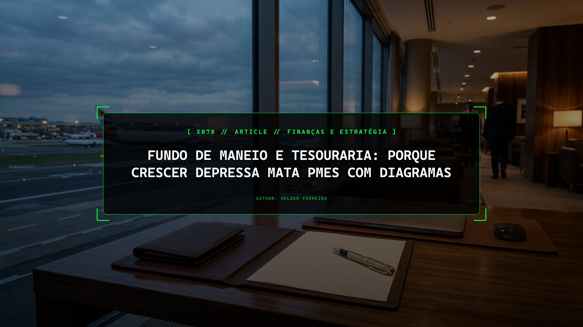 Fundo de Maneio Explicado: Porque Crescer Depressa Sem Caixa Mata PMEs
