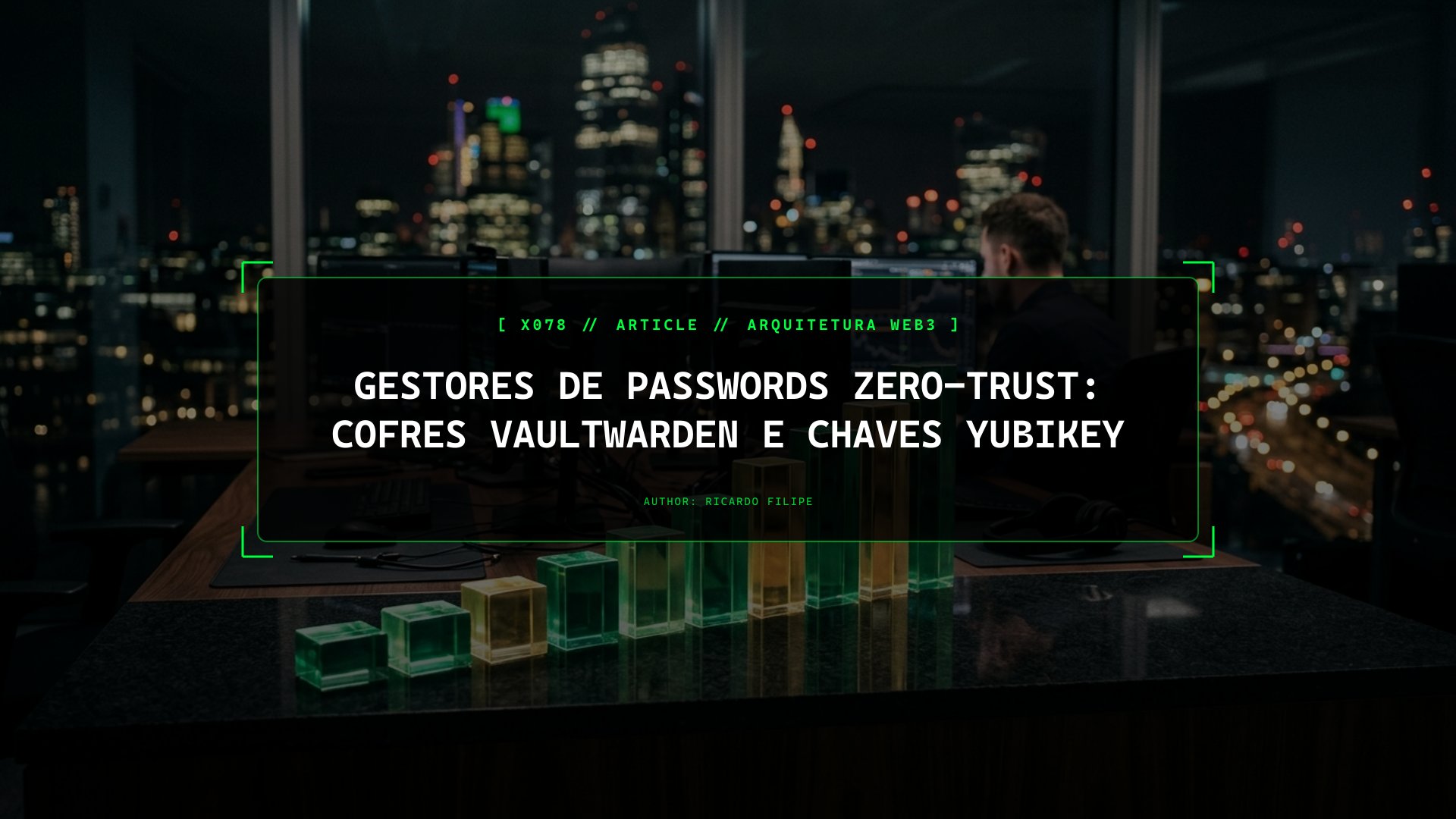 Gestores de Passwords Zero-Trust: Cofres Partilhados e Chaves YubiKey
