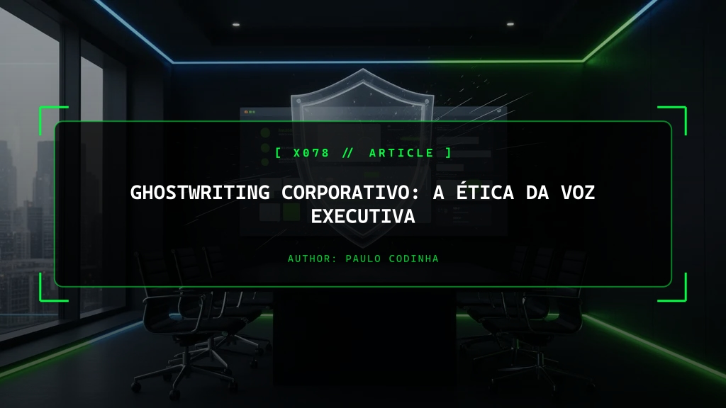 Ghostwriting Corporativo: A Ética da Voz Executiva