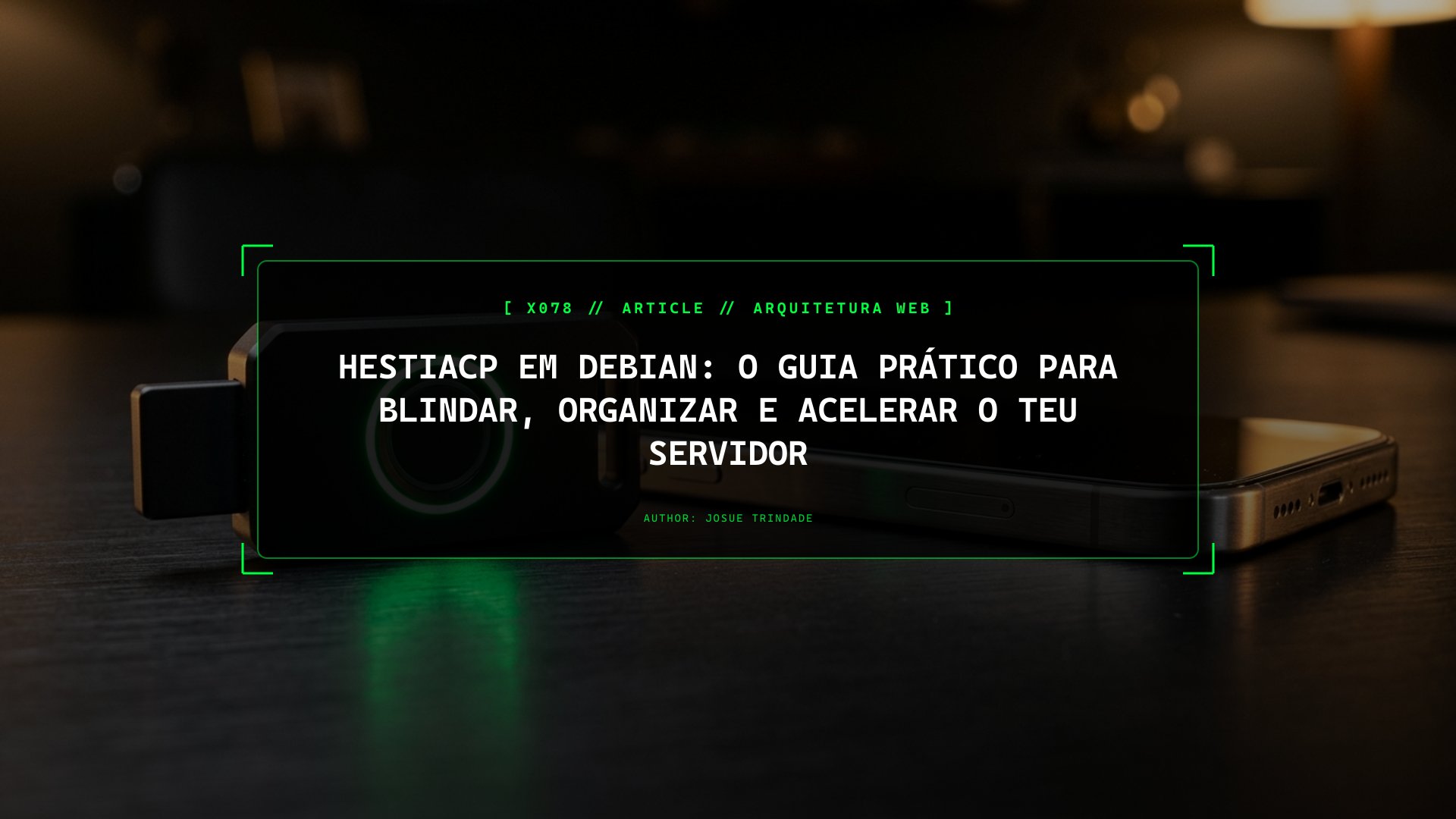 HestiaCP em Debian: O Guia Prático para Blindar, Organizar e Acelerar o Teu Servidor