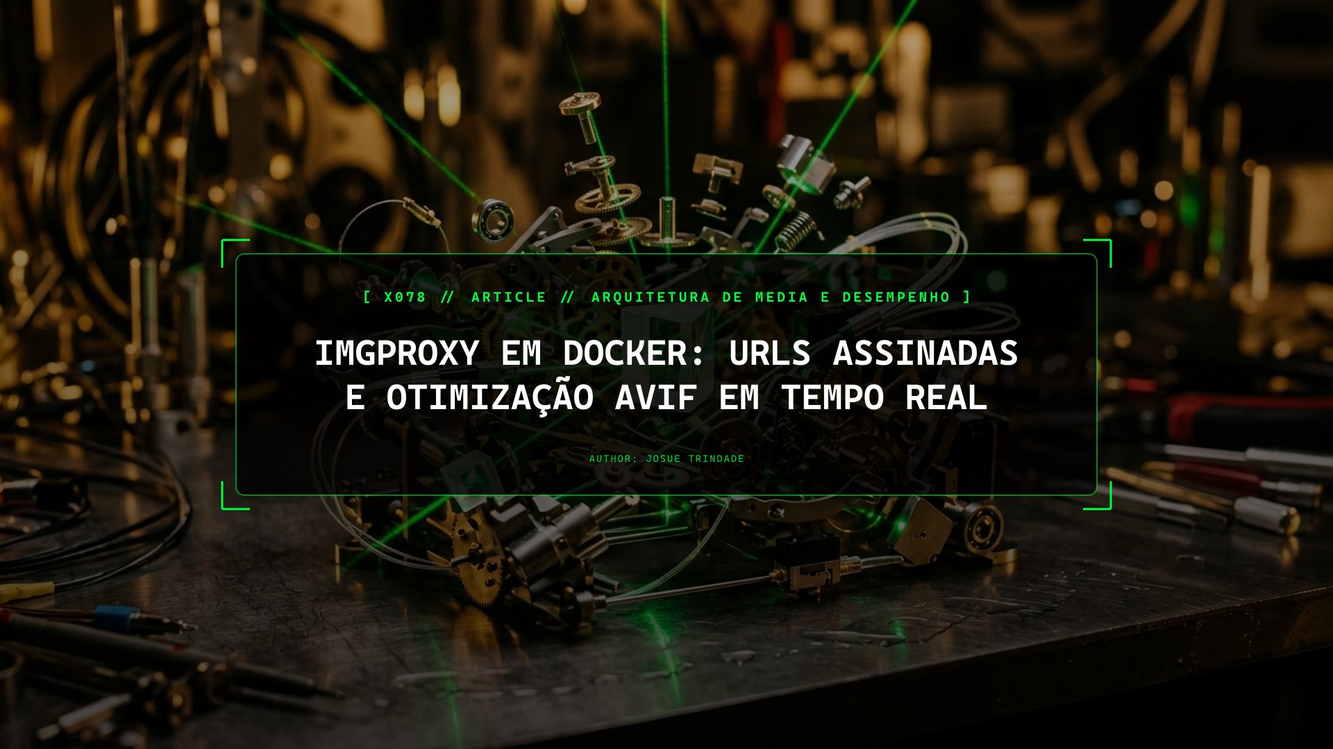 Imgproxy em Docker: URLs Assinadas e Otimização AVIF em Tempo Real