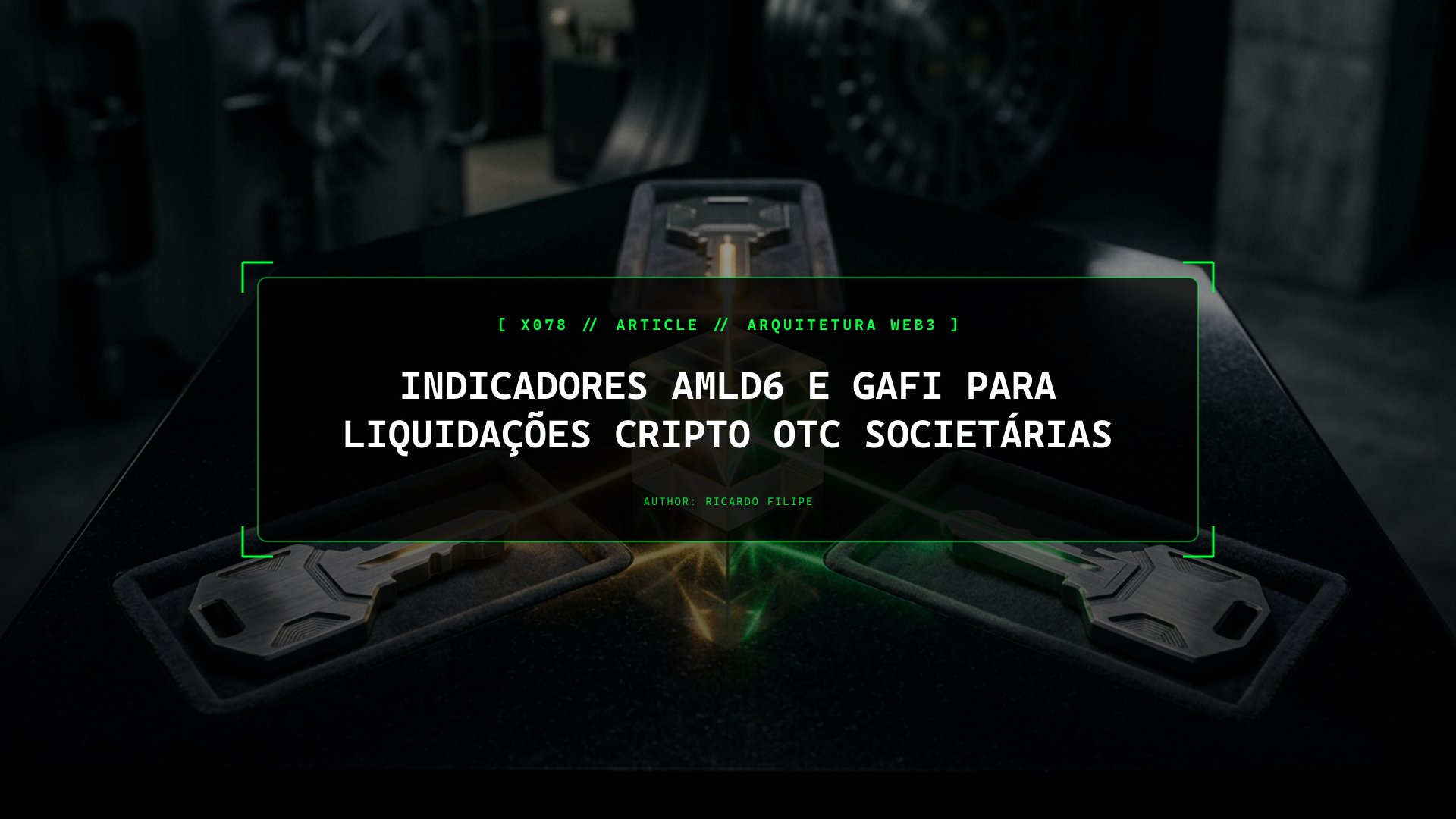Indicadores AMLD6 e GAFI para Liquidações Cripto OTC Societárias