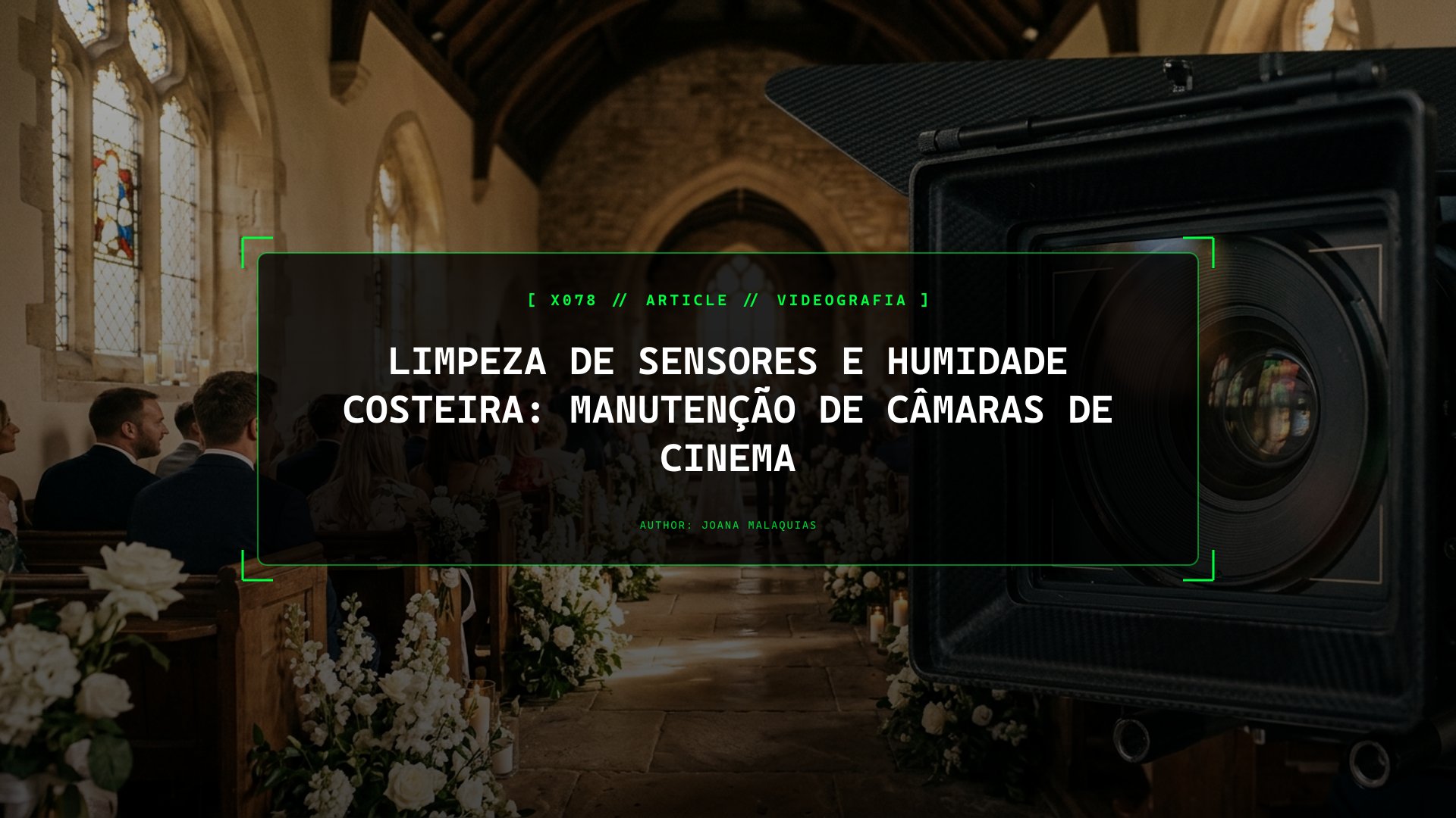Limpeza de Sensores e Humidade Costeira: Manutenção de Câmaras de Cinema