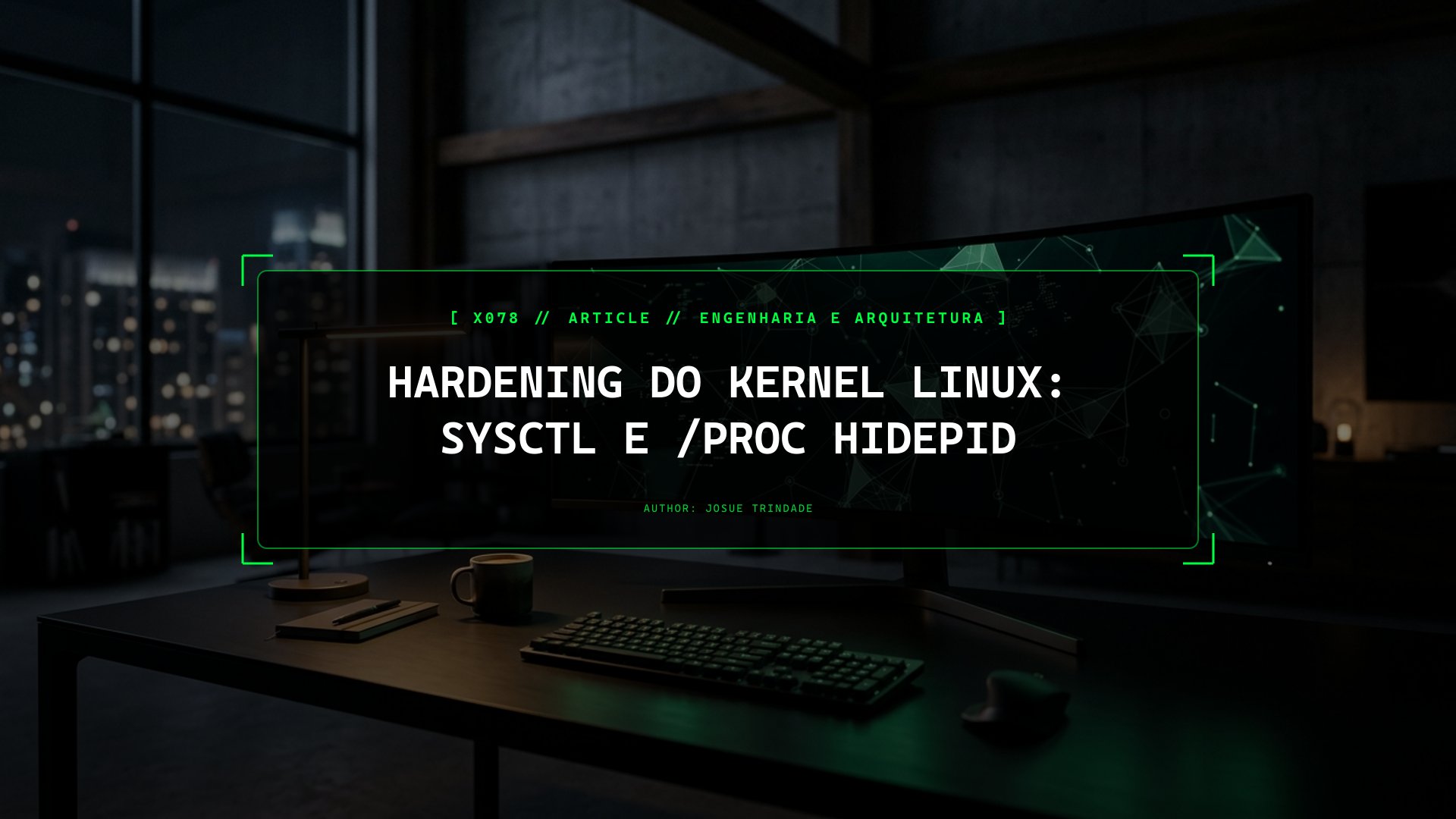 Como Blindar o Kernel no Debian 13 com sysctl, Bloqueio BPF e /proc hidepid=invisible