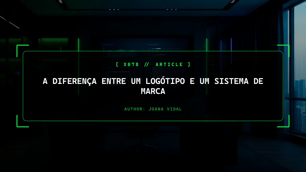A Diferença Entre um Logótipo e um Sistema de Marca