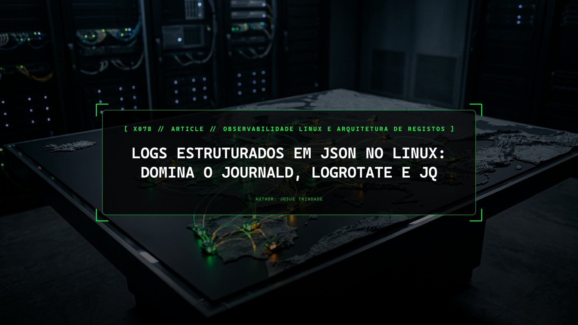 Logs Estruturados em JSON no Linux: Domina o journald, logrotate e jq