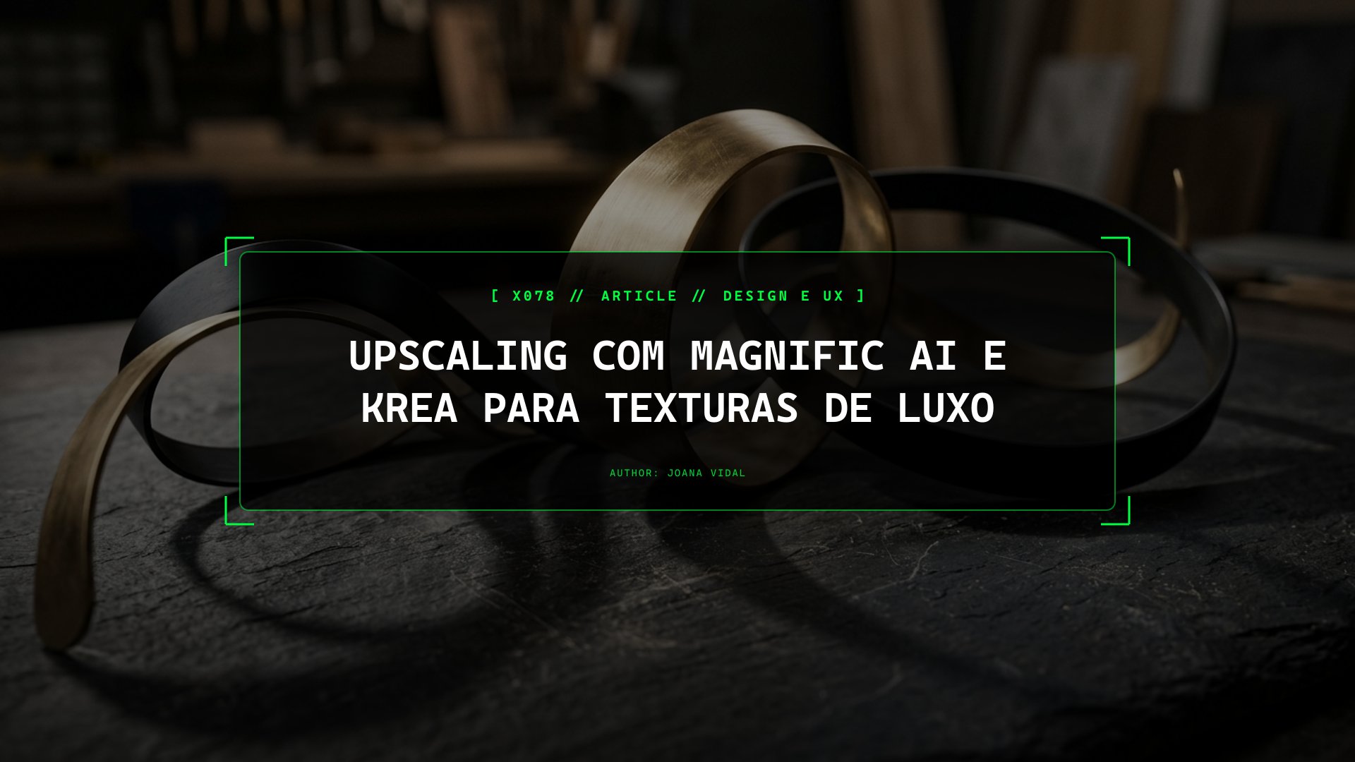 Upscaling em Tempo Real no Magnific AI e Krea para Texturas de Luxo