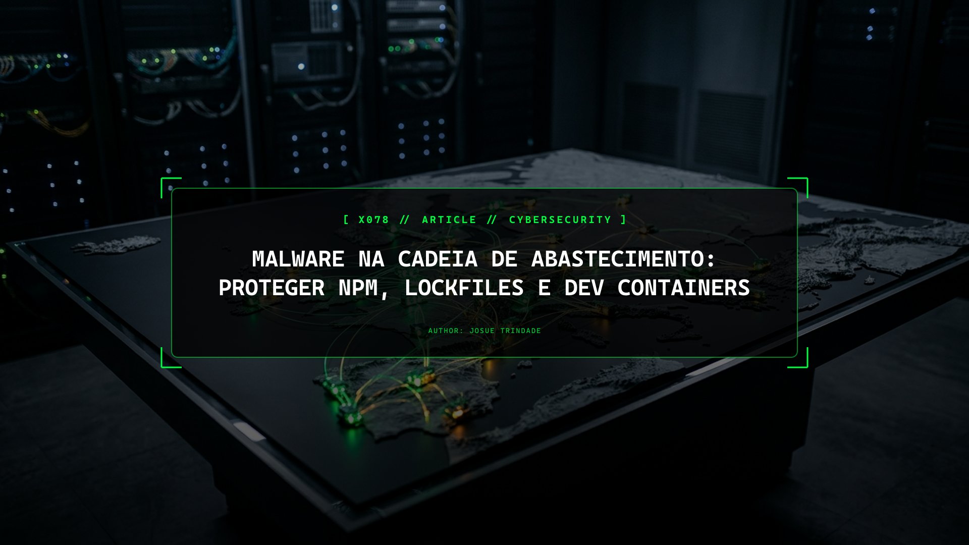 Como Pacotes npm e PyPI Maliciosos Roubam os Teus Ficheiros .env: Lockfiles e Dev Containers