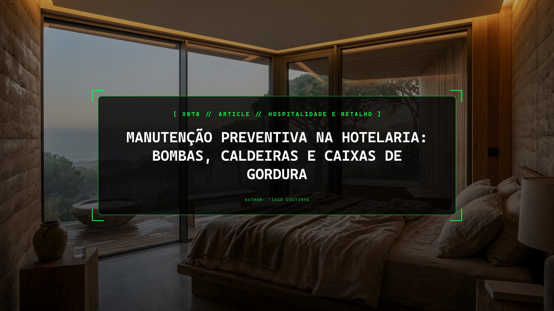 A Infraestrutura Invisível que Salva a Época Alta: Bombas de Pressão e Caldeiras