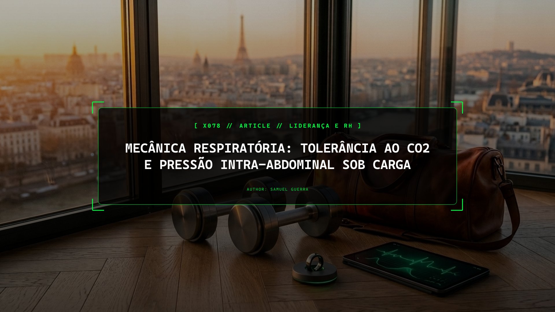 Mecânica Respiratória: Tolerância ao CO2 e Pressão Intra-Abdominal sob Carga