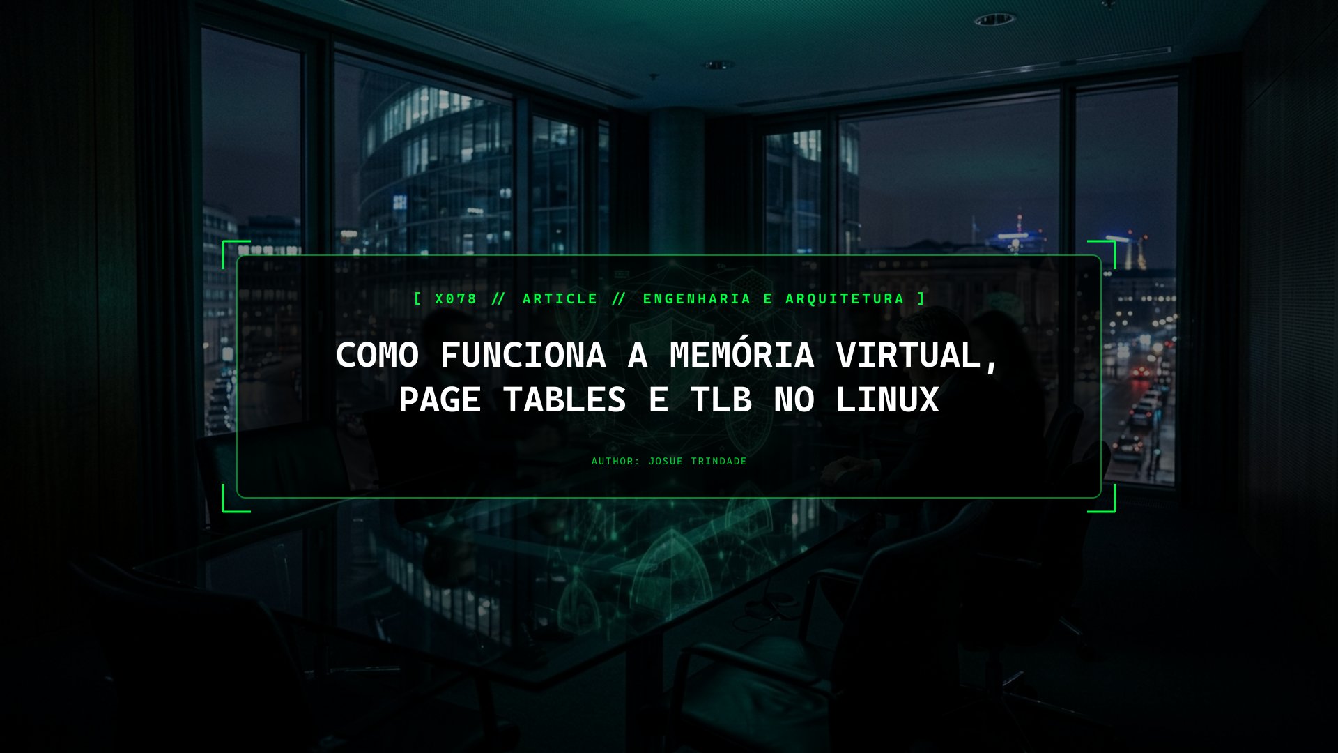 Desmistificar VIRT vs RES vs SHR no Linux: Page Tables de 4 Níveis, Cache TLB e Copy-on-Write
