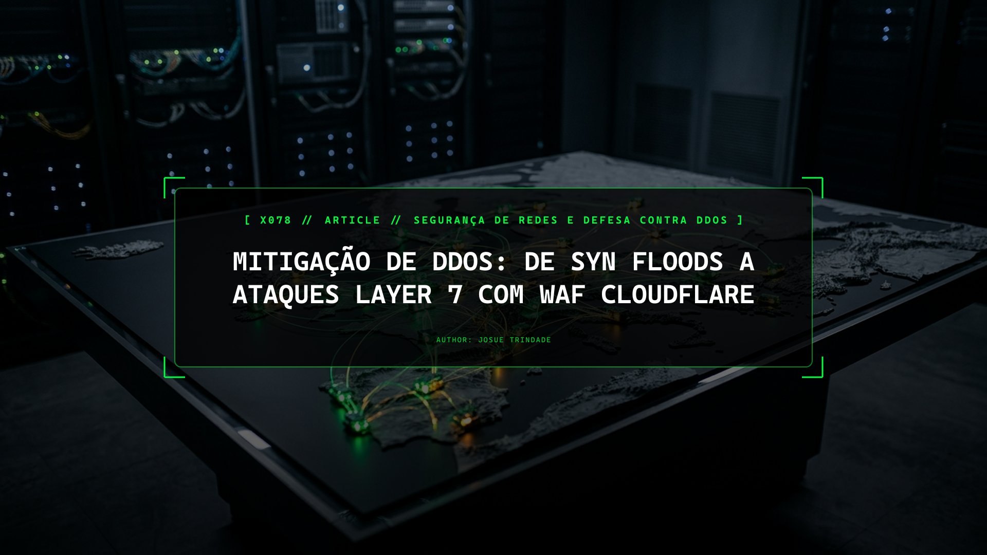 Mitigação de DDoS: De SYN Floods a Ataques Layer 7 com WAF Cloudflare
