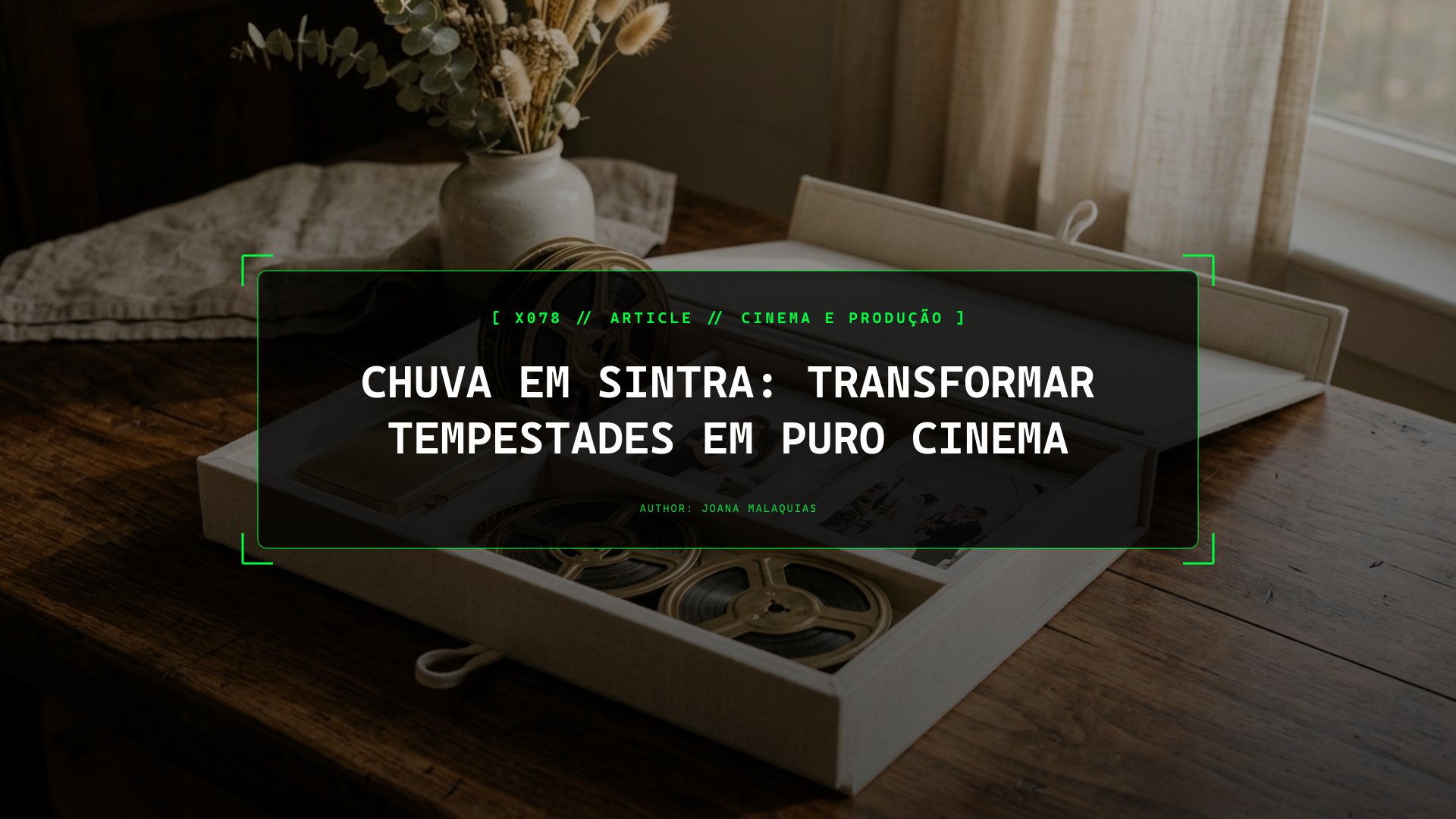 Chuva em Sintra: Transformar Tempestades em Puro Cinema