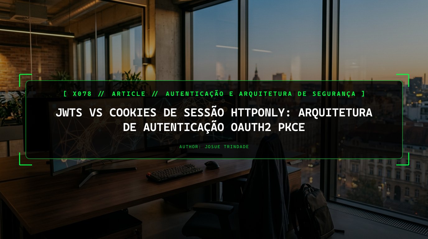 JWTs vs Cookies de Sessão HttpOnly: Arquitetura de Autenticação OAuth2 PKCE