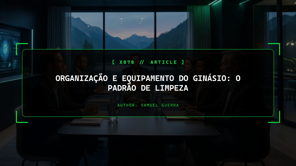 Organização e Equipamento do Ginásio: O Padrão de Limpeza