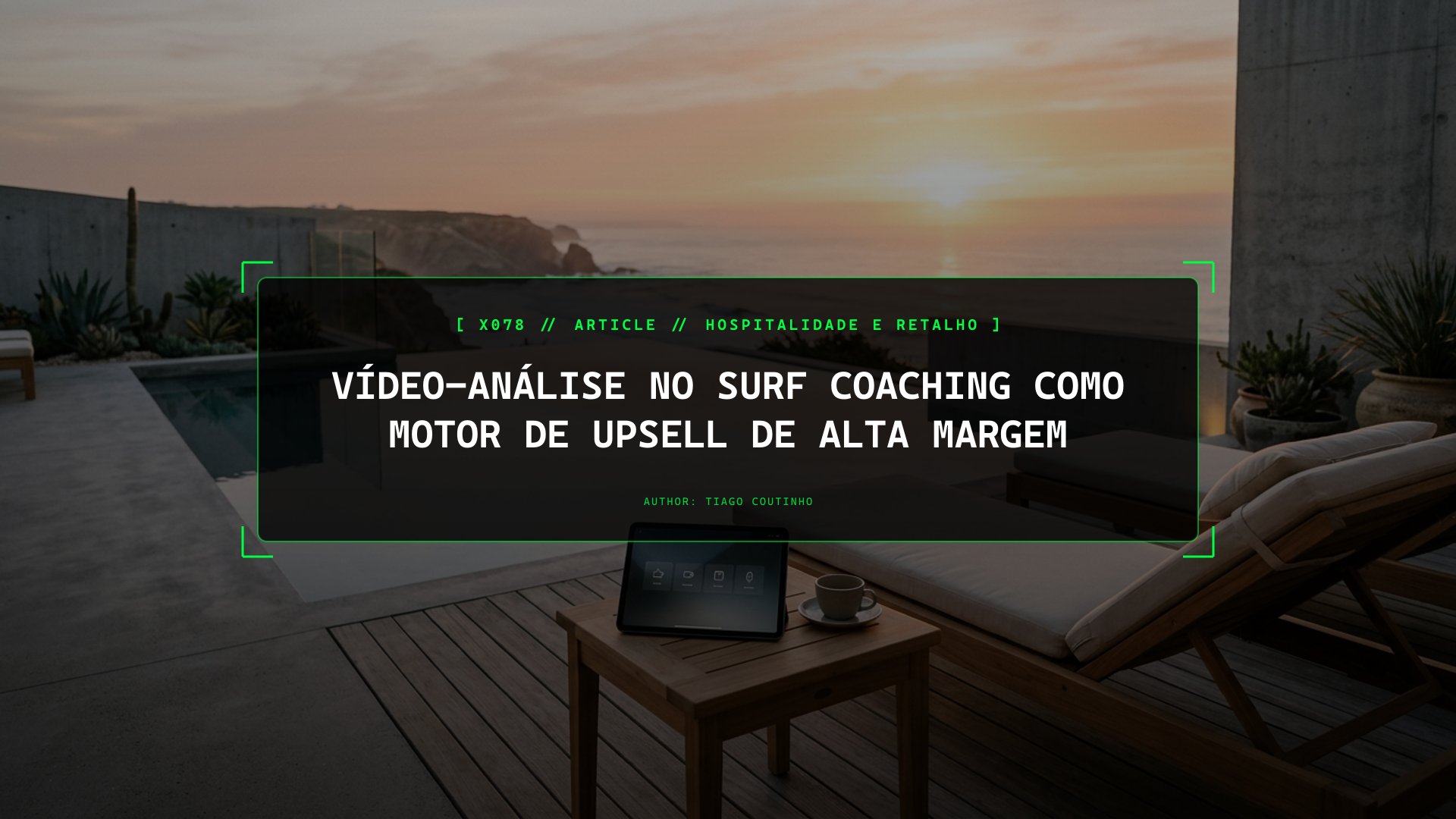 Vídeo-Análise no Surf Coaching como Motor de Upsell de Alta Margem
