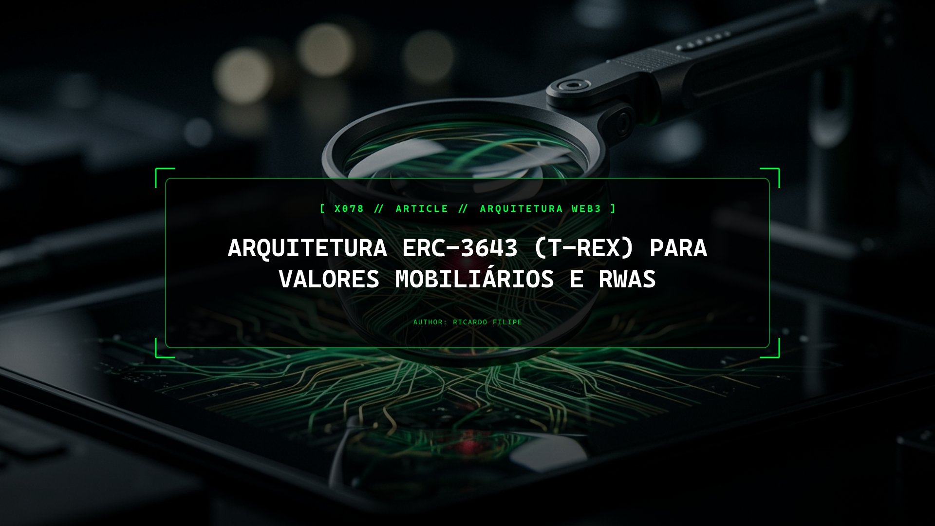 Arquitetura ERC-3643 (T-REX) para Valores Mobiliários e RWAs