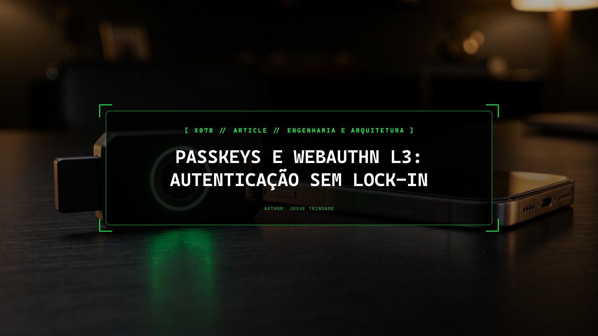 Como Implementar Passkeys Anti-Phishing (WebAuthn Level 3) Diretamente em PostgreSQL Sem Lock-In