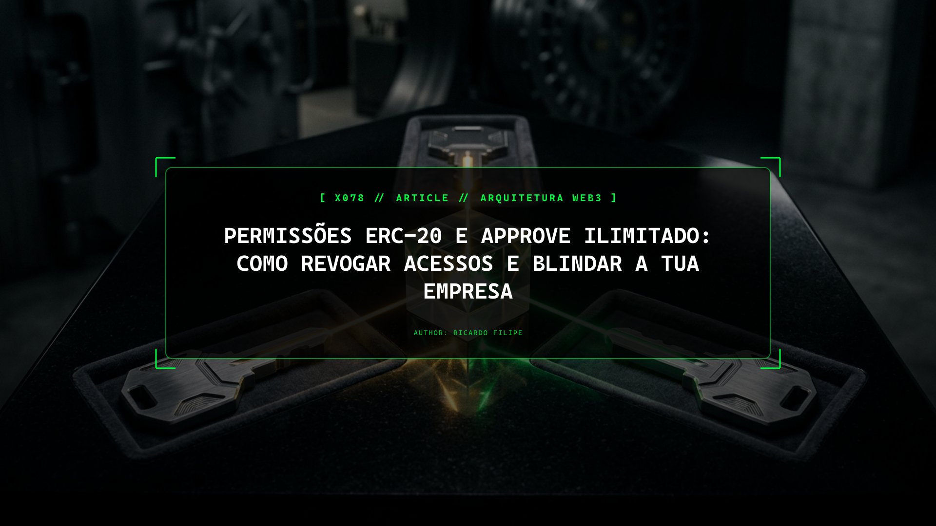 Permissões ERC-20 e Approve Ilimitado: Como Revogar Acessos e Blindar a Tua Empresa