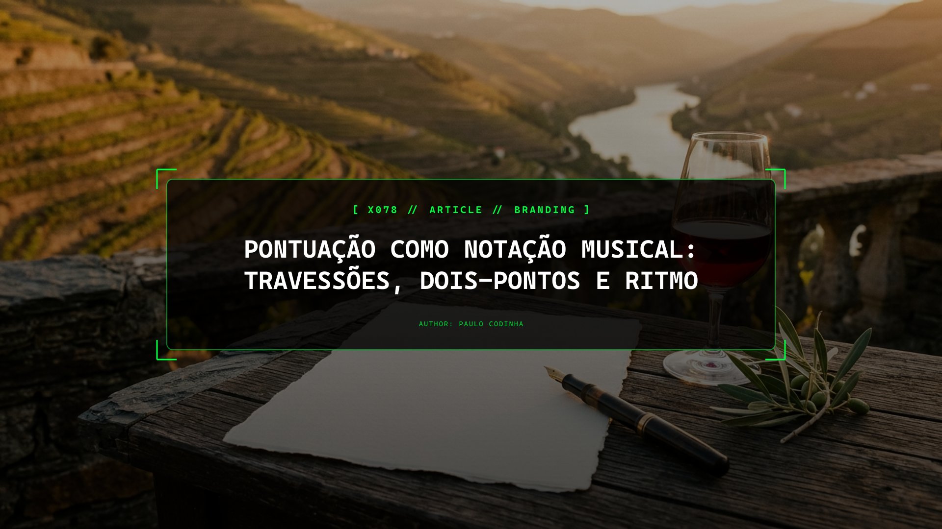 A Pontuação É o Teu Ritmo: Estruturas Visuais de Como Travessões, Dois-Pontos e Pontos e Vírgulas Comandam a Velocidade de Leitura