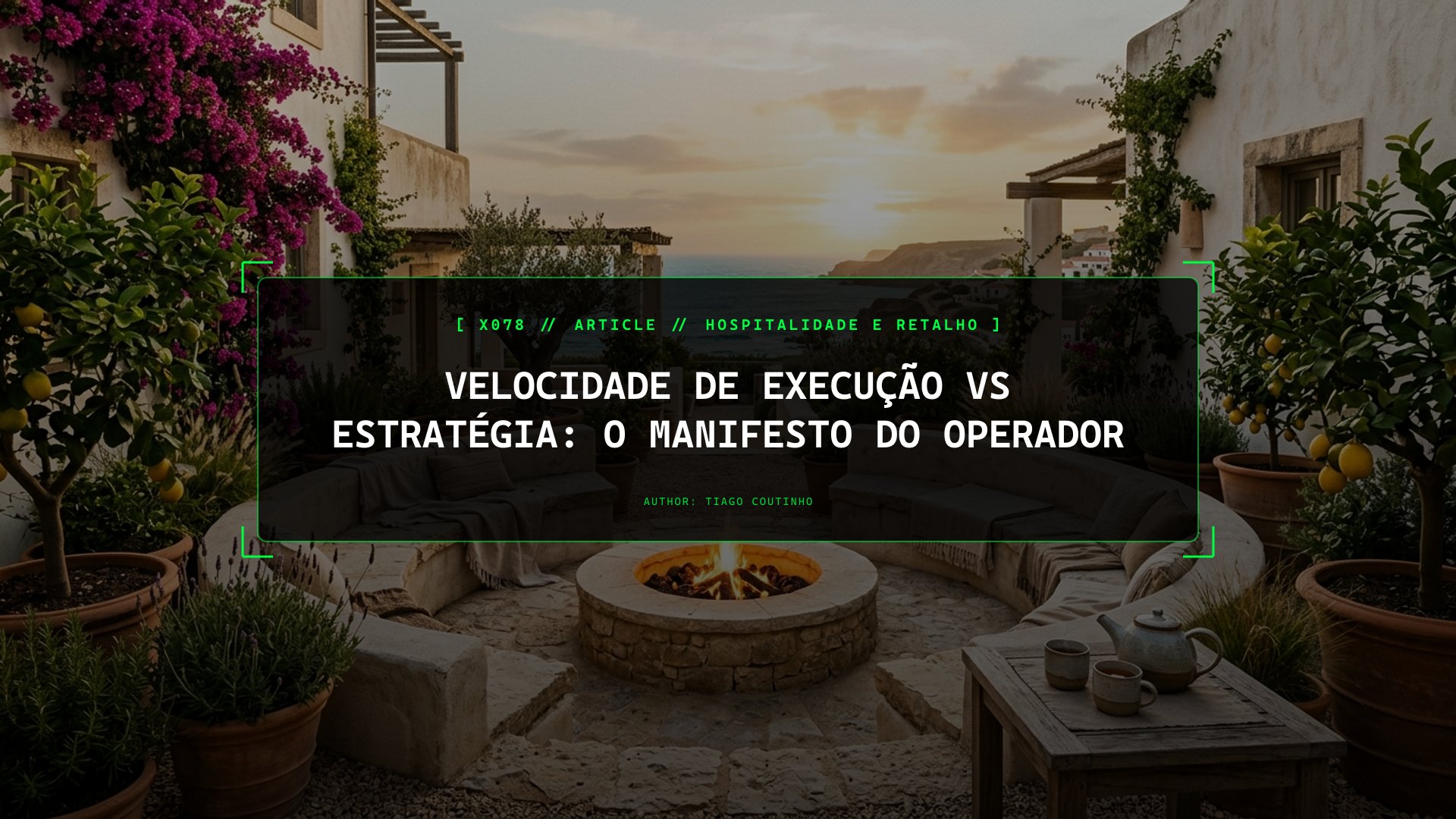 Velocidade de Execução Supera Planos Perfeitos: O Manifesto do Operador Real