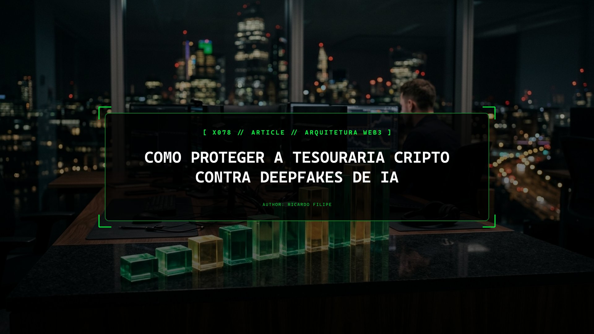 Como Proteger a Tesouraria Cripto Contra Deepfakes de IA