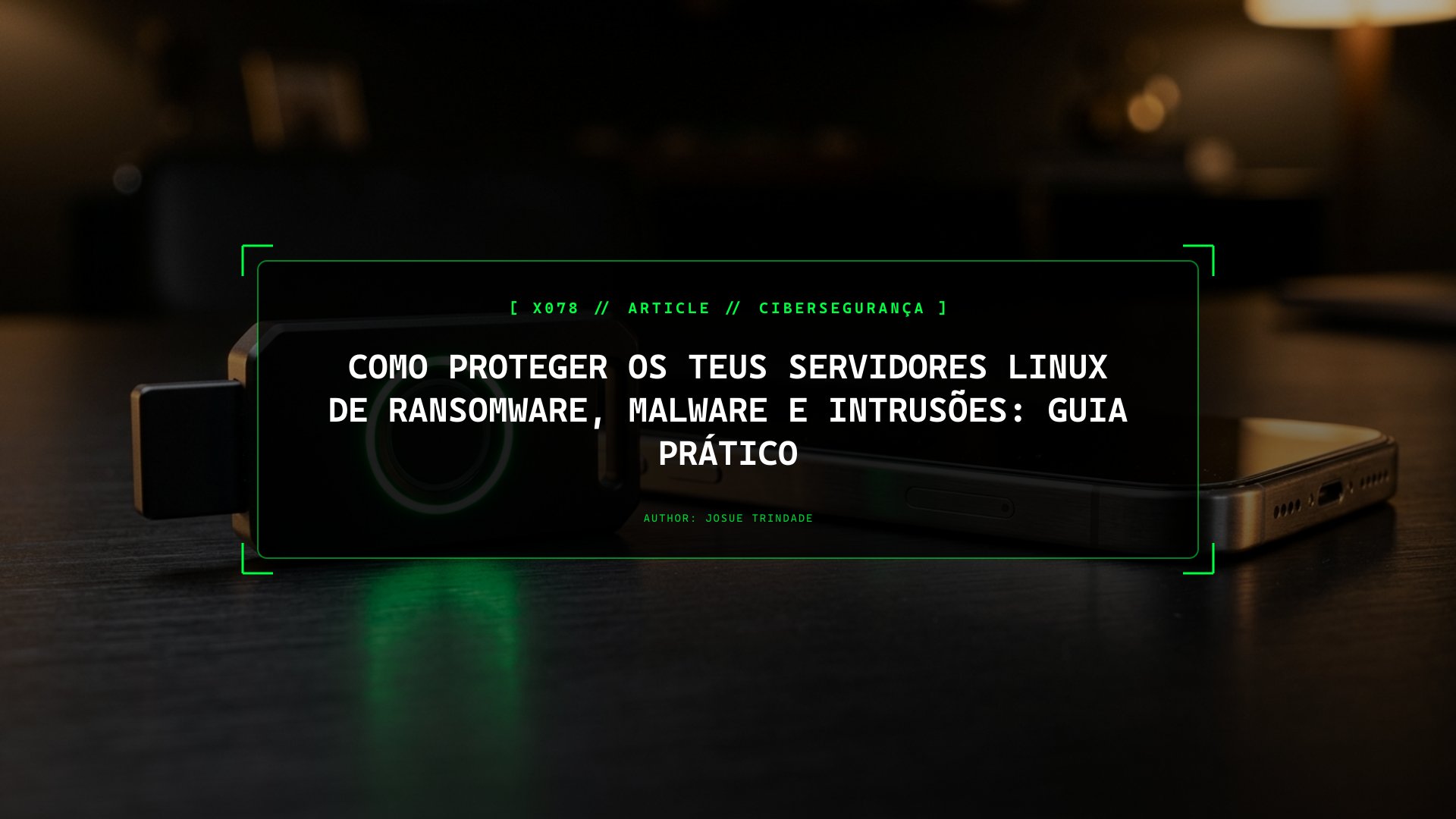 Como Proteger os Teus Servidores Linux de Ransomware, Malware e Intrusões: Guia Prático