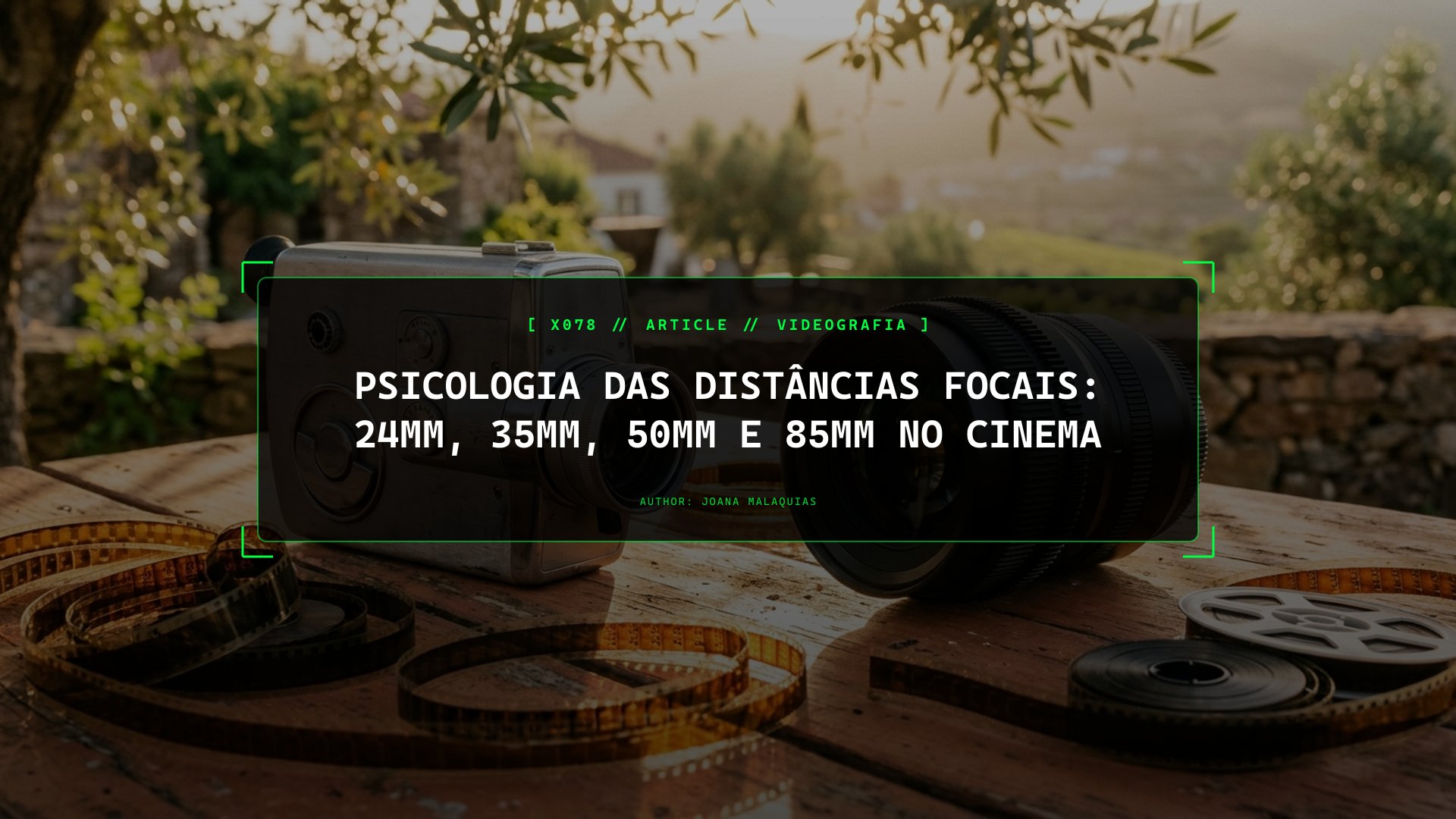 Psicologia das Distâncias Focais: 24mm, 35mm, 50mm e 85mm no Cinema