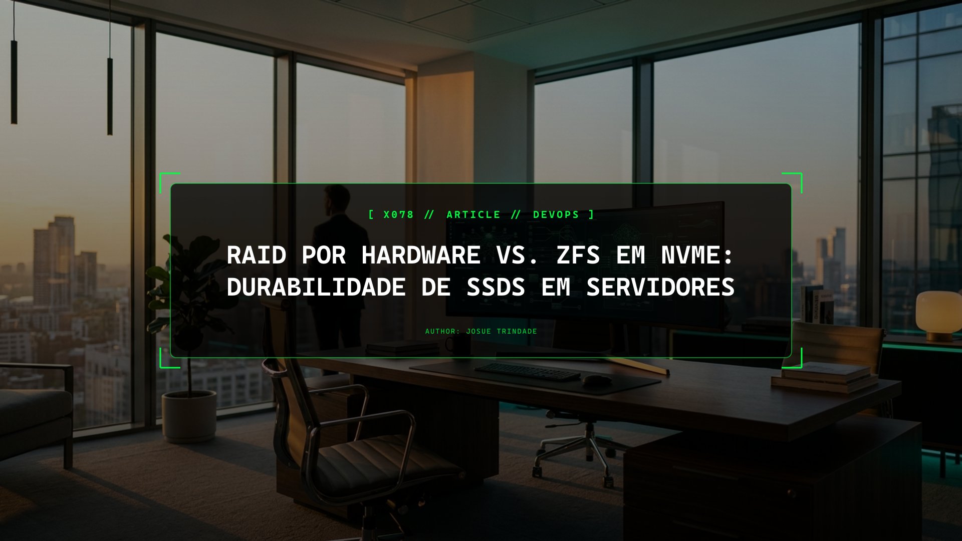 Porque os SSDs Domésticos Morrem em 6 Meses em Servidores: NVMe Empresariais, PLP e ZFS