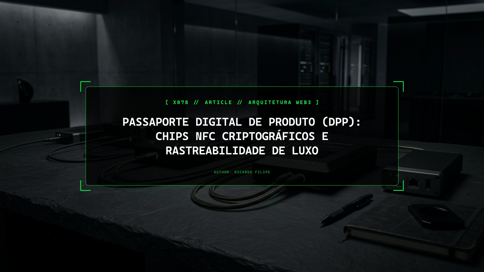Passaporte Digital de Produto (DPP): Chips NFC Criptográficos e Rastreabilidade de Luxo