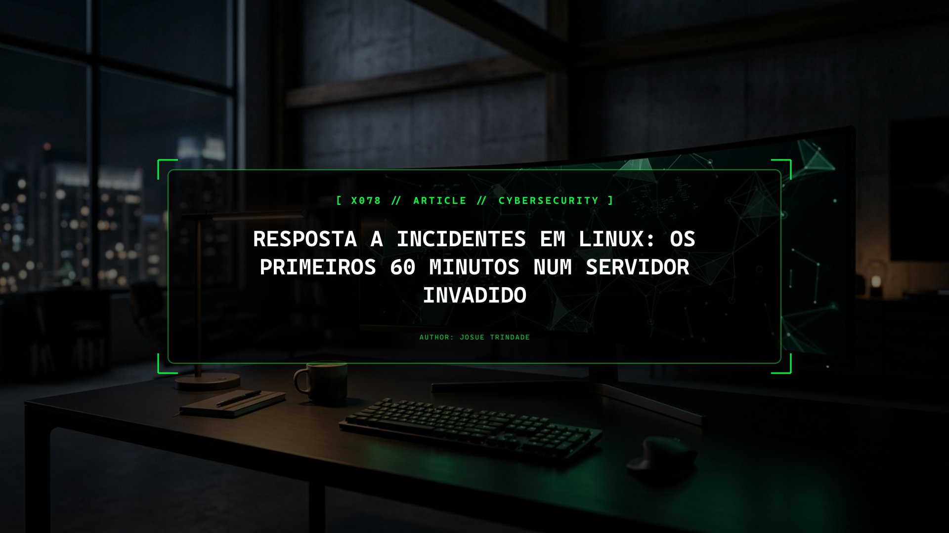 Suspeitas que o Teu Servidor Linux Foi Invadido? Os Primeiros 60 Minutos de Análise Forense e Contenção