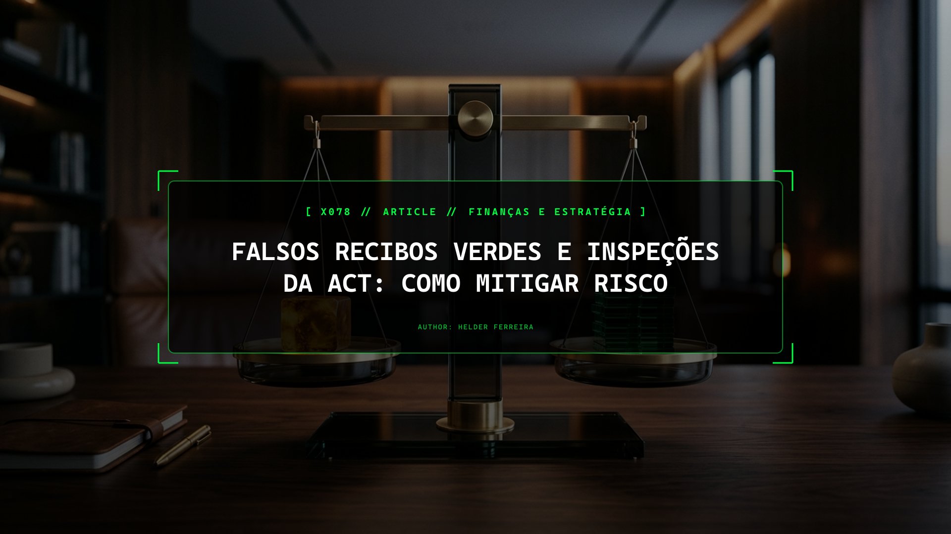 Falsos Recibos Verdes e Inspeções da ACT: Como Mitigar Risco
