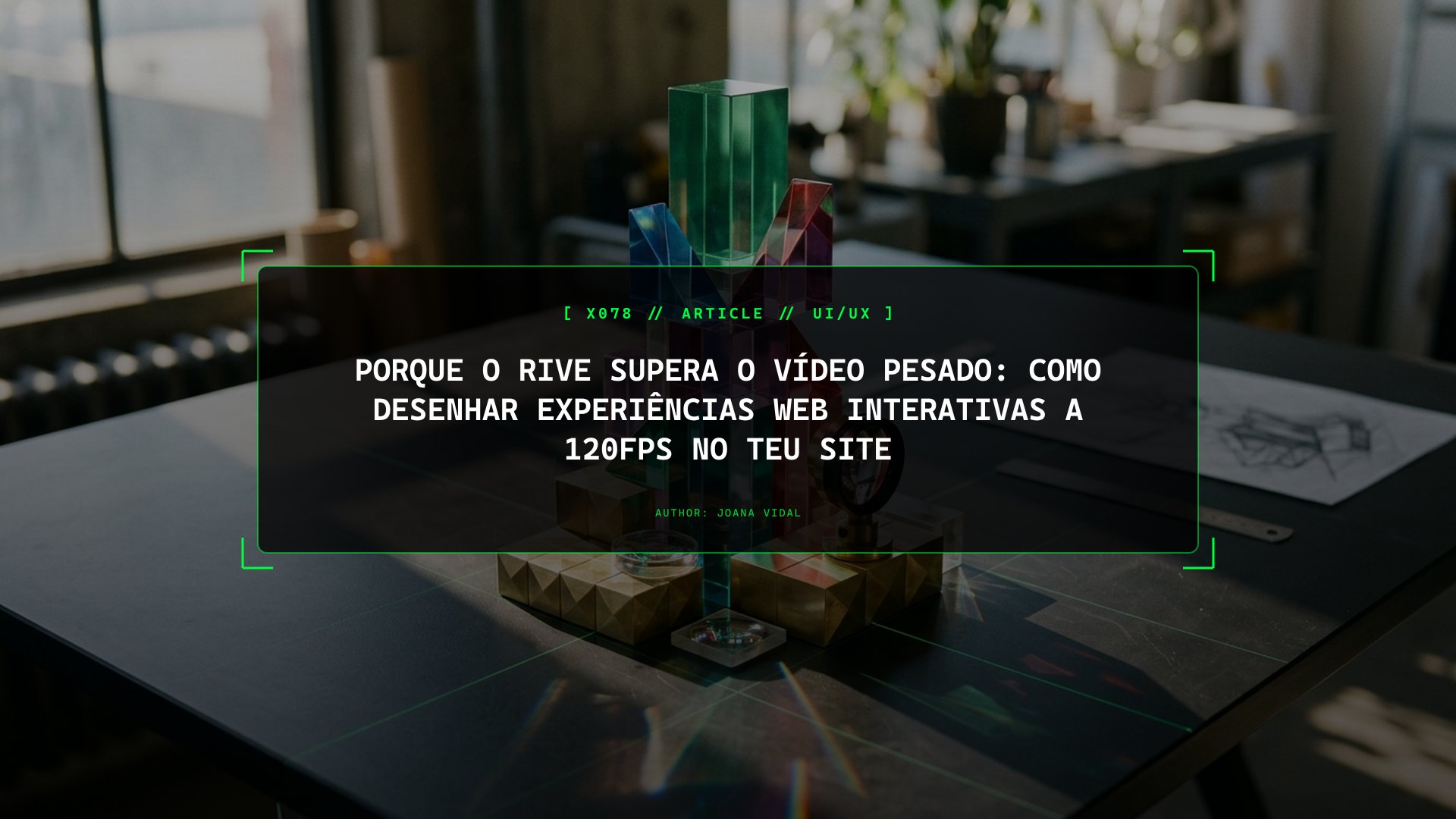 Porque o Rive Supera o Vídeo Pesado: Como Desenhar Experiências Web Interativas a 120fps no Teu Site