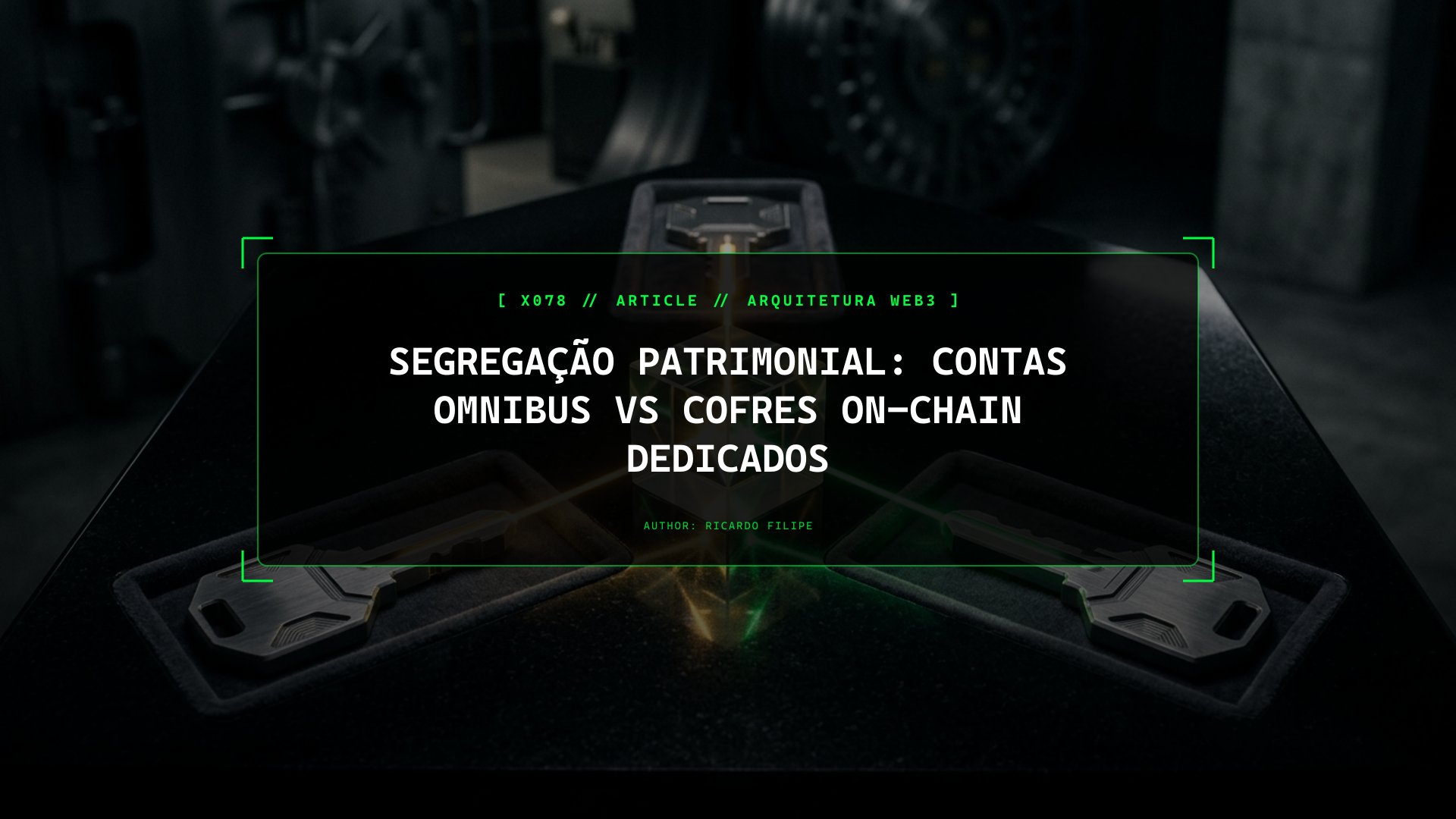 Segregação Patrimonial: Contas Omnibus vs Cofres On-Chain Dedicados