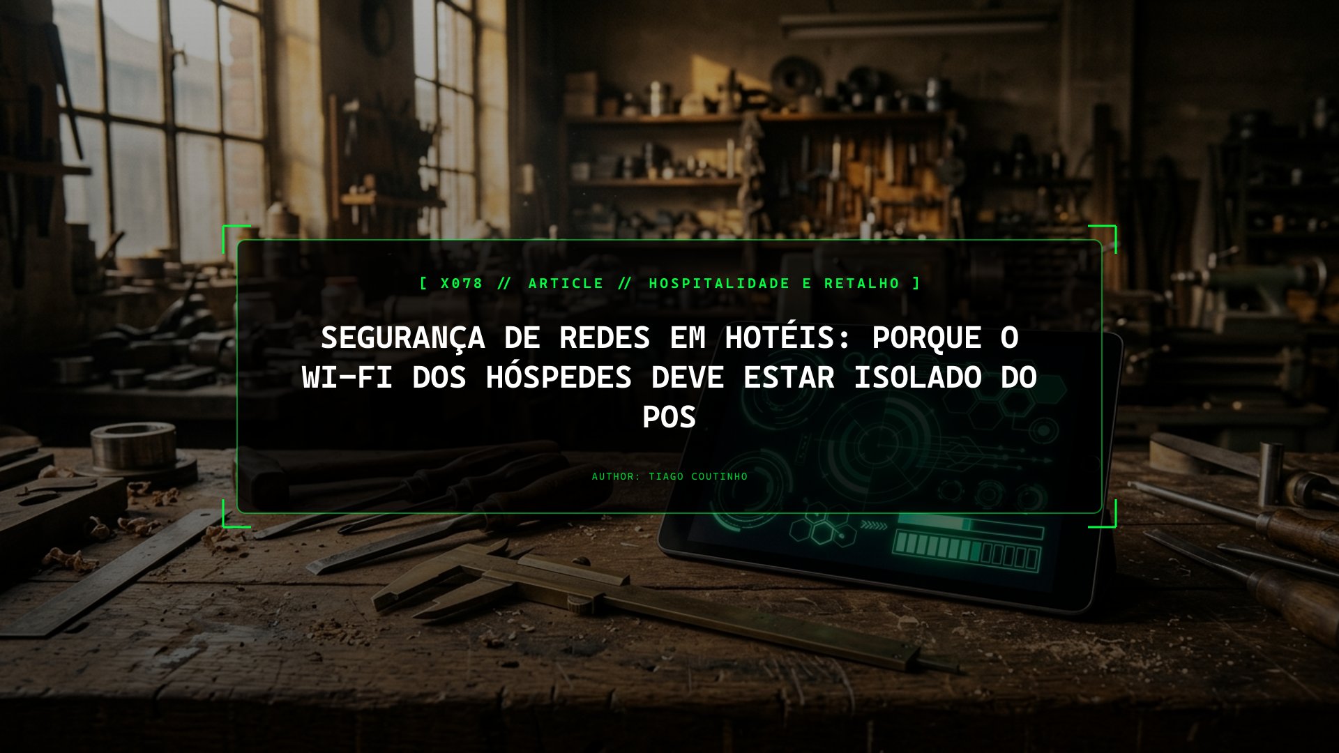 Segurança de Redes em Hotéis: Porque o Wi-Fi dos Hóspedes Deve Estar Isolado do POS
