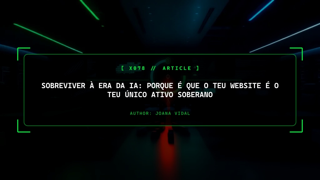 Sobreviver à Brutal Era da IA: Porque É Que a Tua Base de Código É o Teu Único Ativo Corporativo Soberano