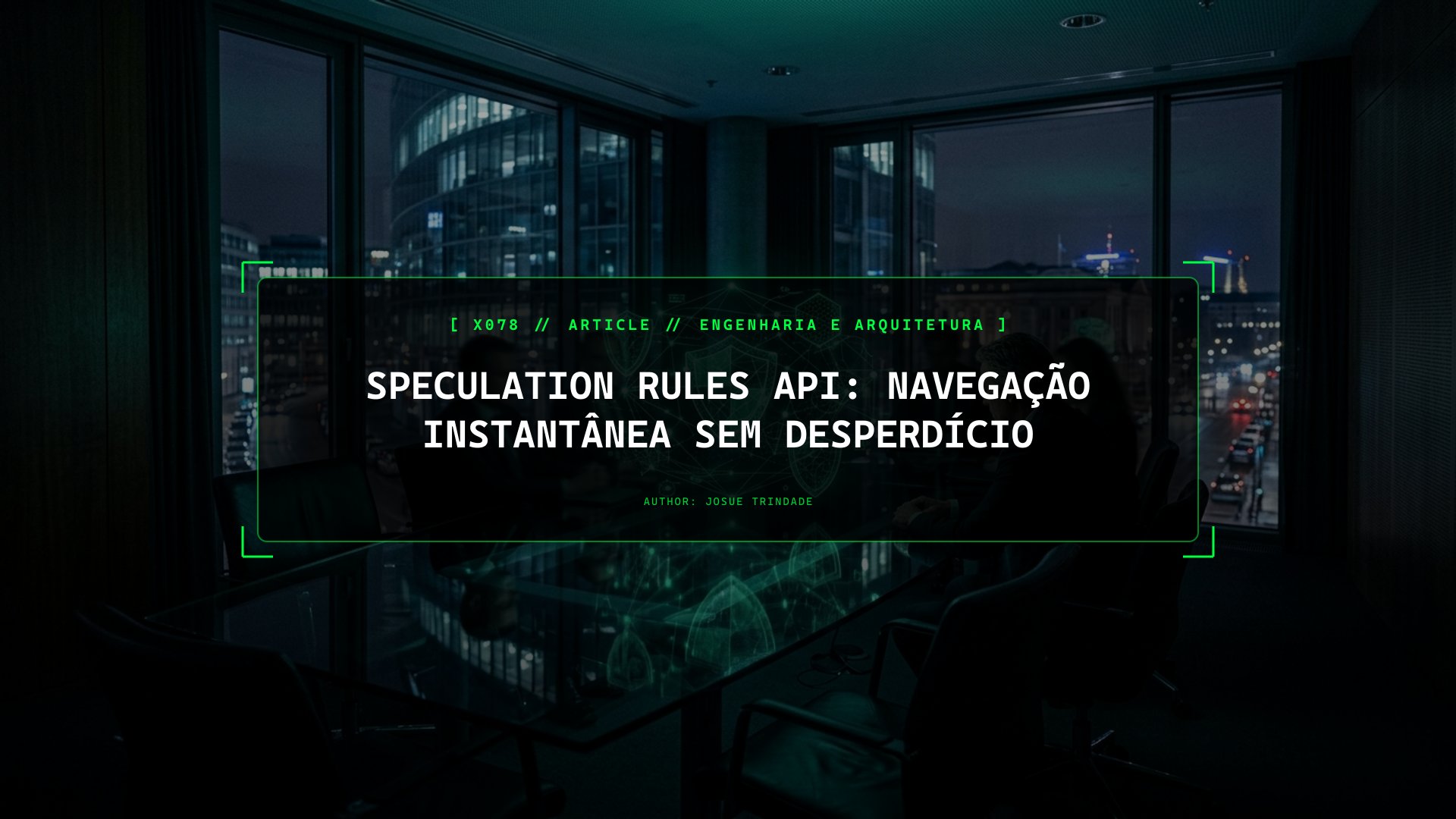 Como Atingir Transições de Página em 0ms com a Speculation Rules API e Proteção Sec-Purpose