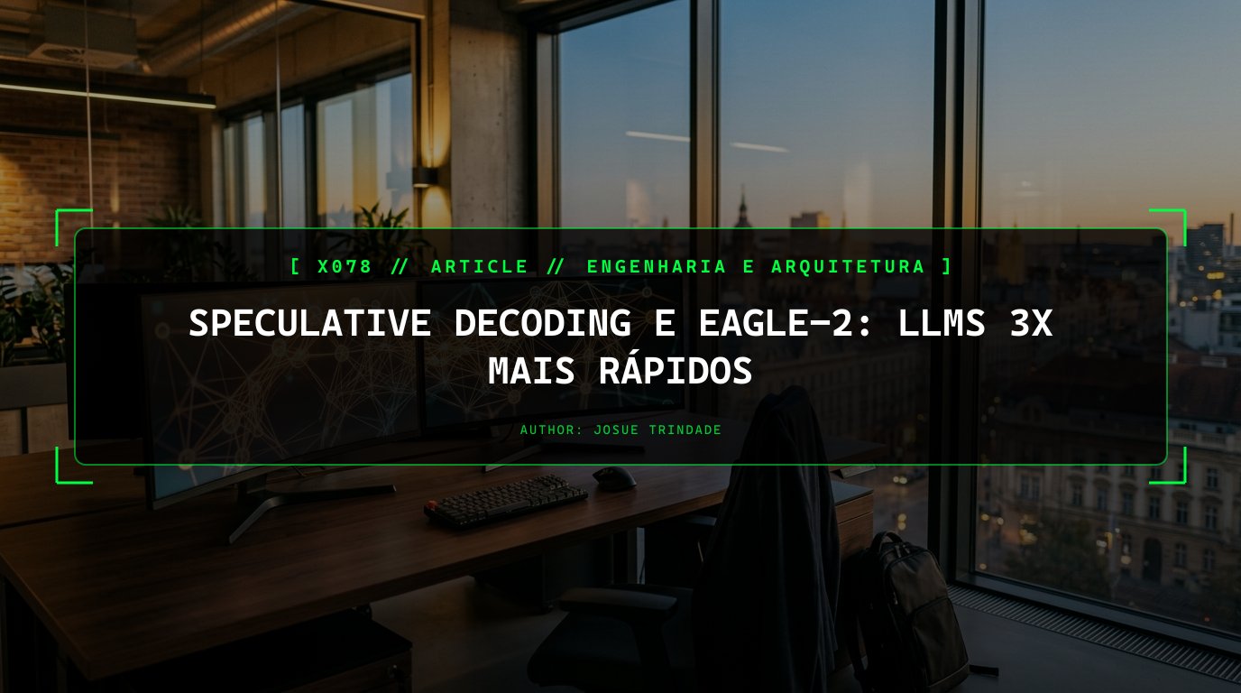 Como Acelerar a Inferência LLM em 3x Sem Perda de Qualidade com Speculative Decoding e EAGLE