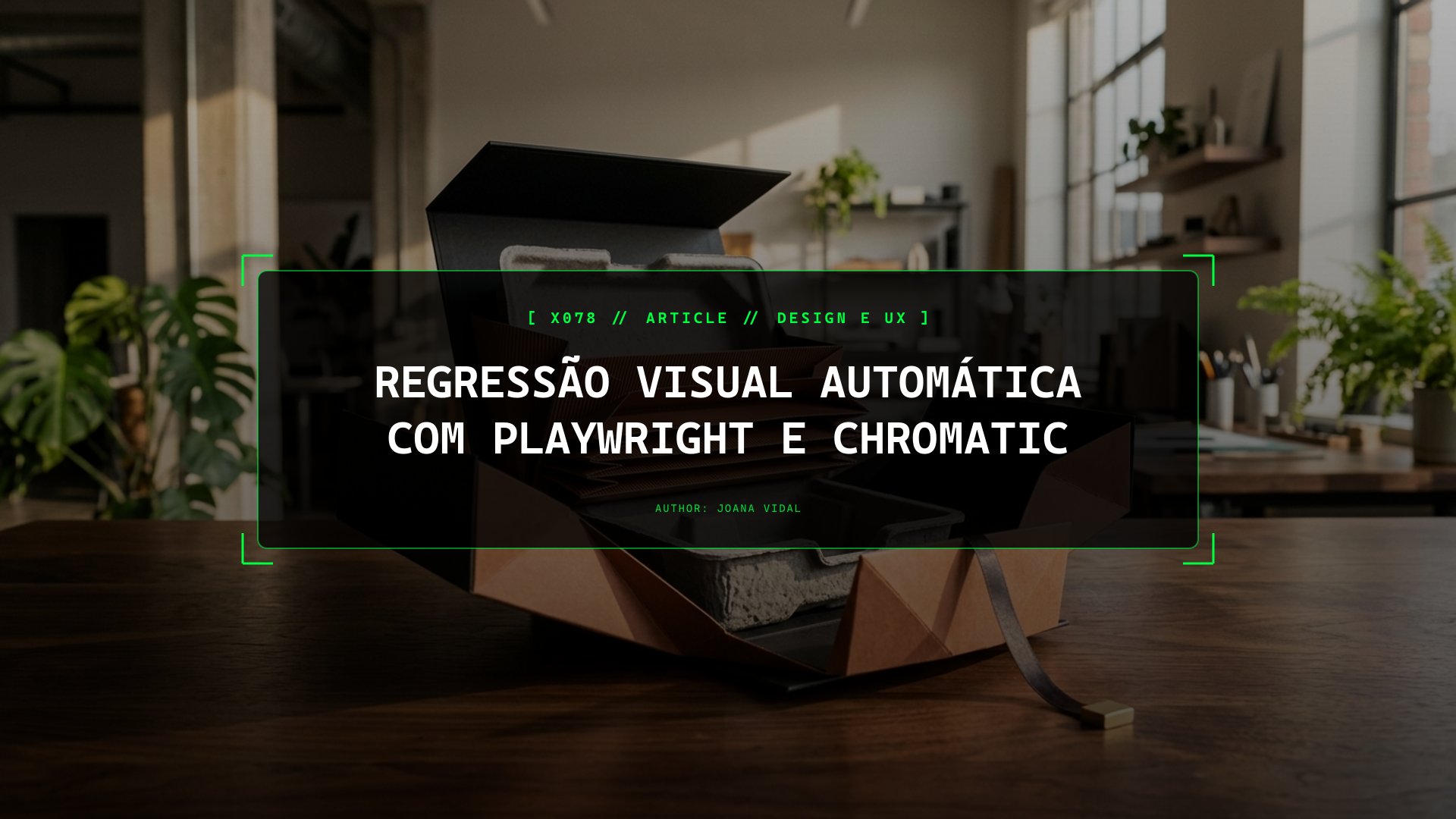 Testes Automatizados de Regressão Visual com Playwright e Chromatic