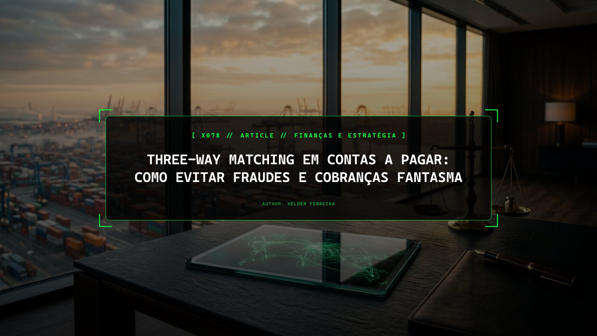 Three-Way Matching em Contas a Pagar: Como Evitar Fraudes e Cobranças Fantasma