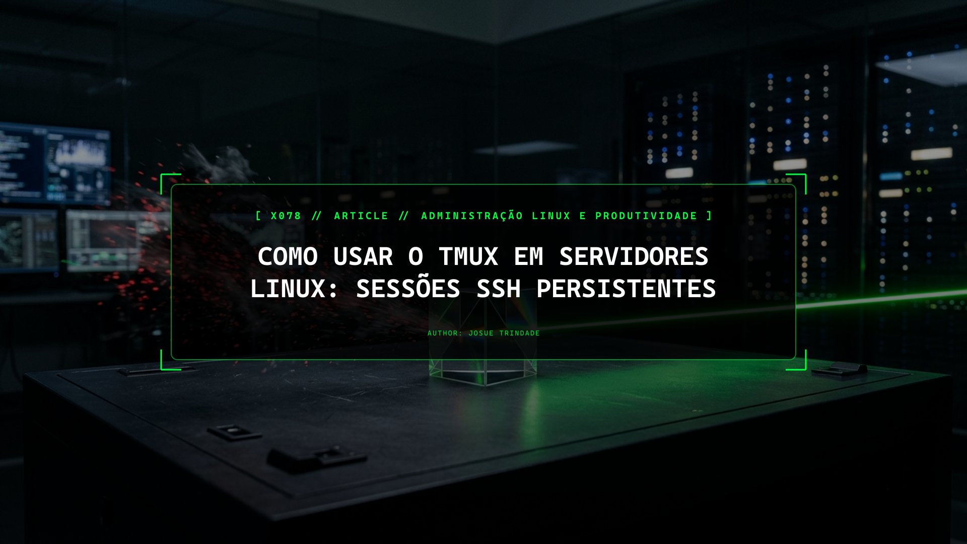 Como Usar o tmux em Servidores Linux: Sessões SSH Persistentes