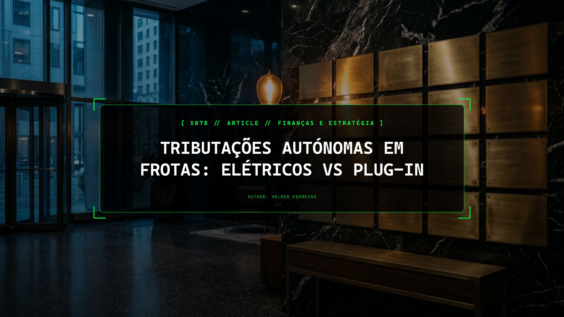 Tributações Autónomas em Frotas: Elétricos vs Plug-In