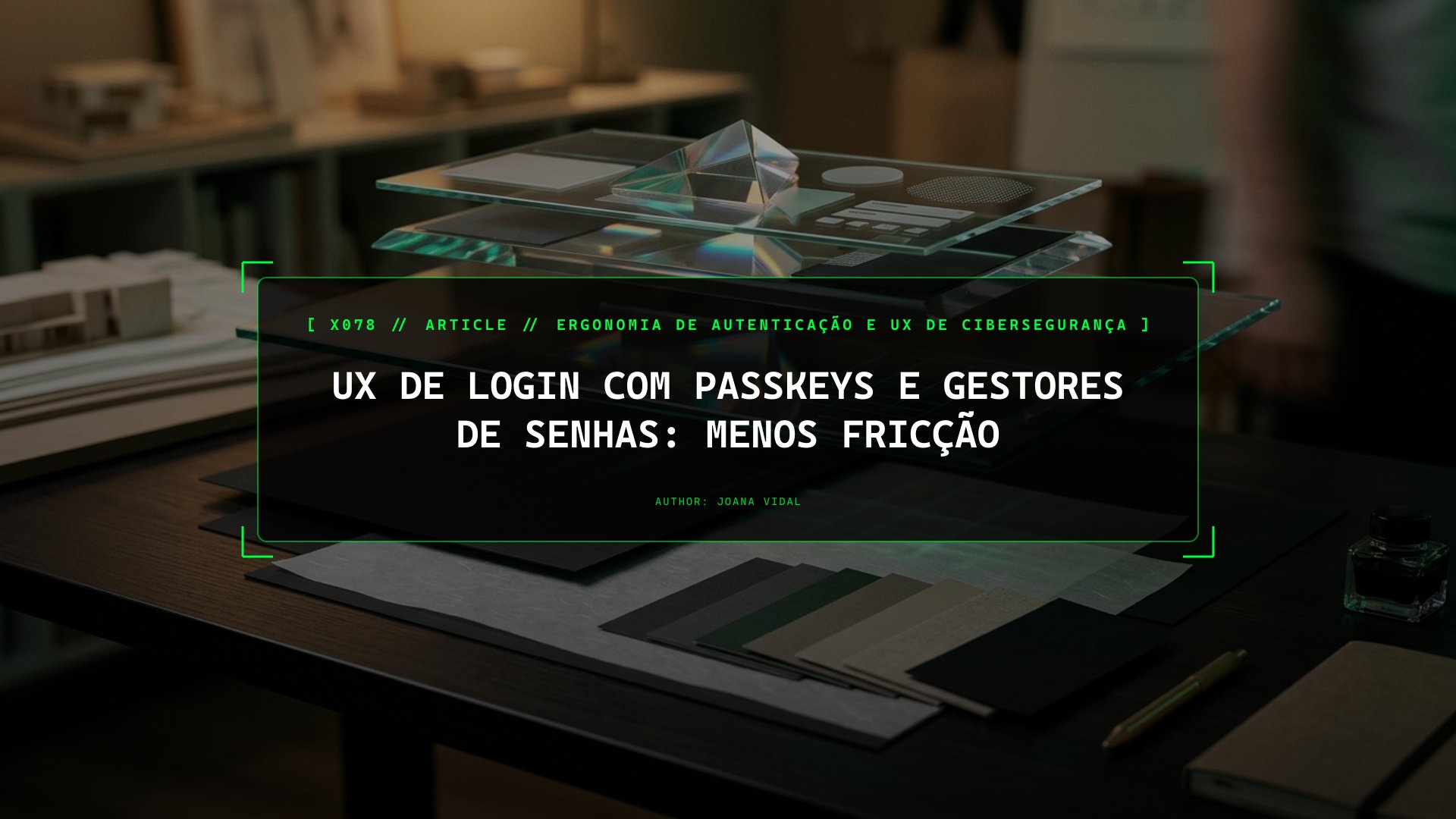 UX de Login com Passkeys e Gestores de Senhas: Menos Fricção