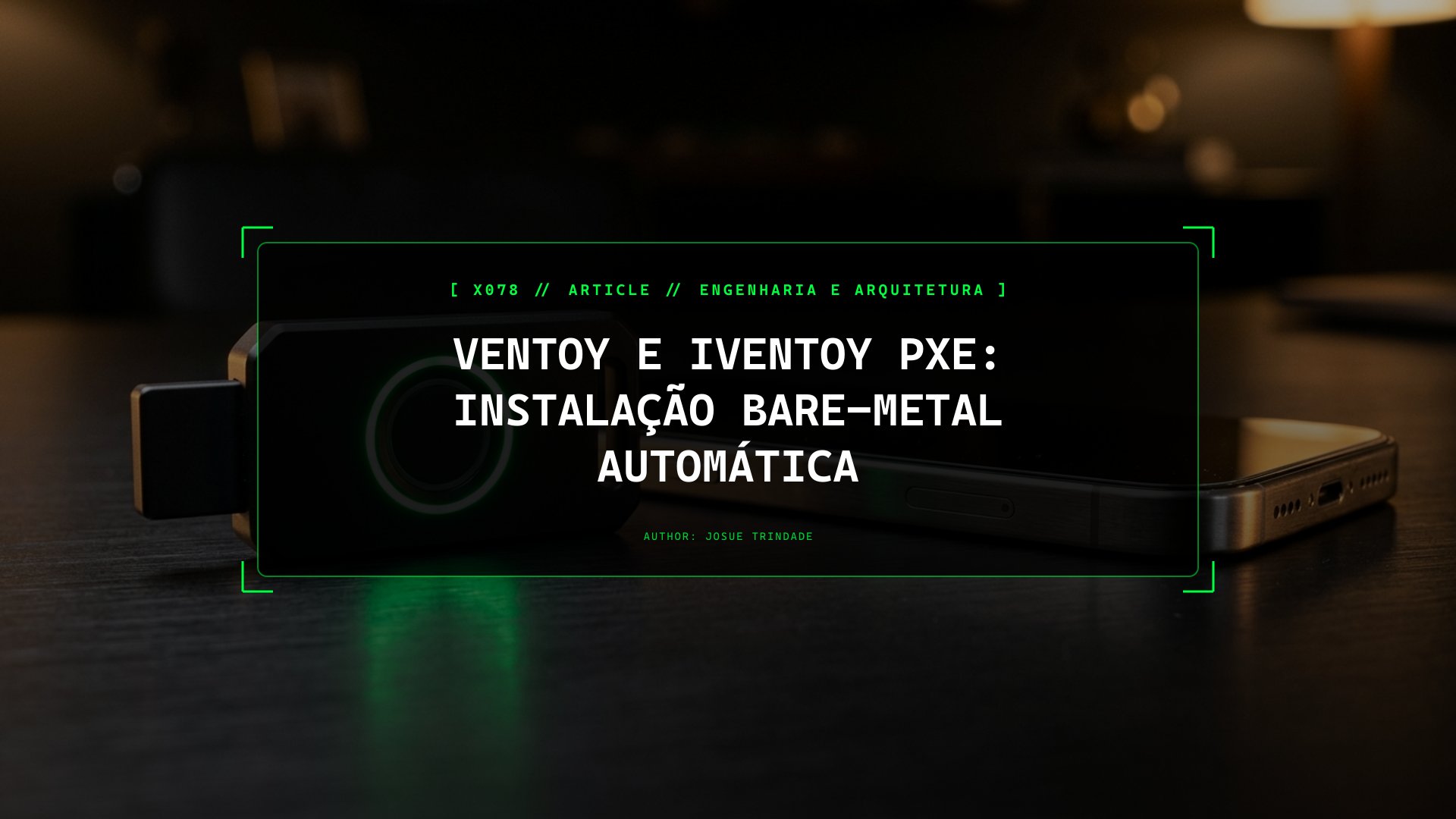 Como Automatizar Instalações Bare-Metal com Plugins do Ventoy e Arranque por Rede iVentoy PXE