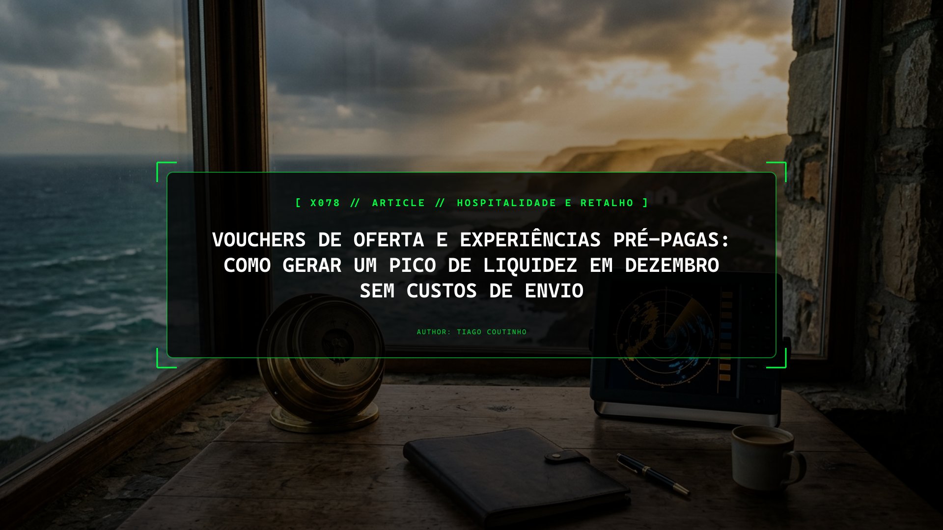 Vouchers de Oferta e Experiências Pré-Pagas: Como Gerar um Pico de Liquidez em Dezembro sem Custos de Envio