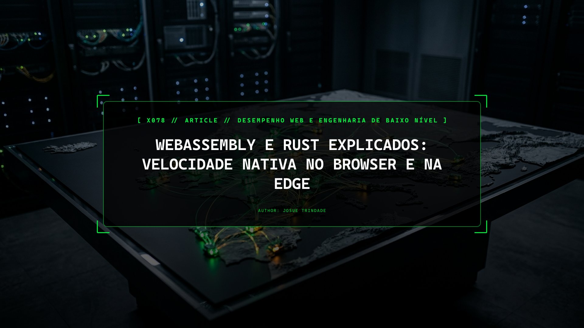WebAssembly e Rust Explicados: Velocidade Nativa no Browser e na Edge